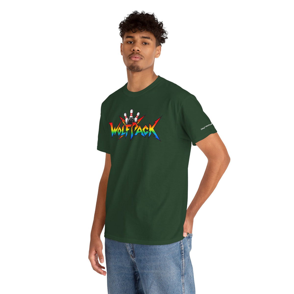"Wolfpack Force" Bowling Tee — Graphic T-Shirt