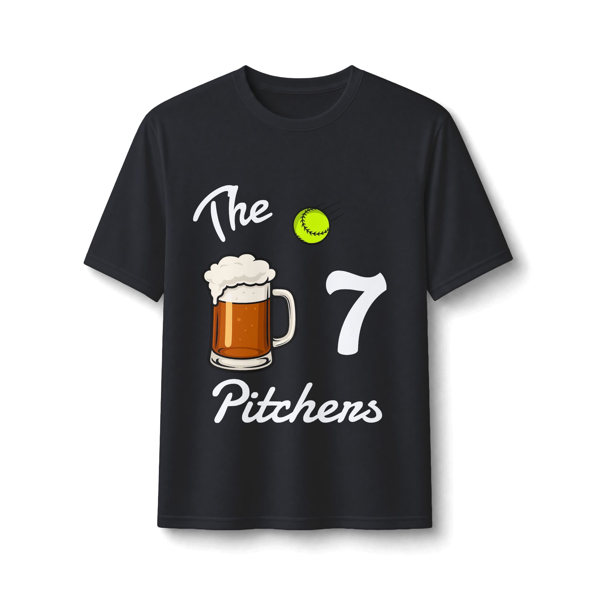 "The Pitchers" Personalized Jersey Shirt — Beer & Baseball Performance Tee