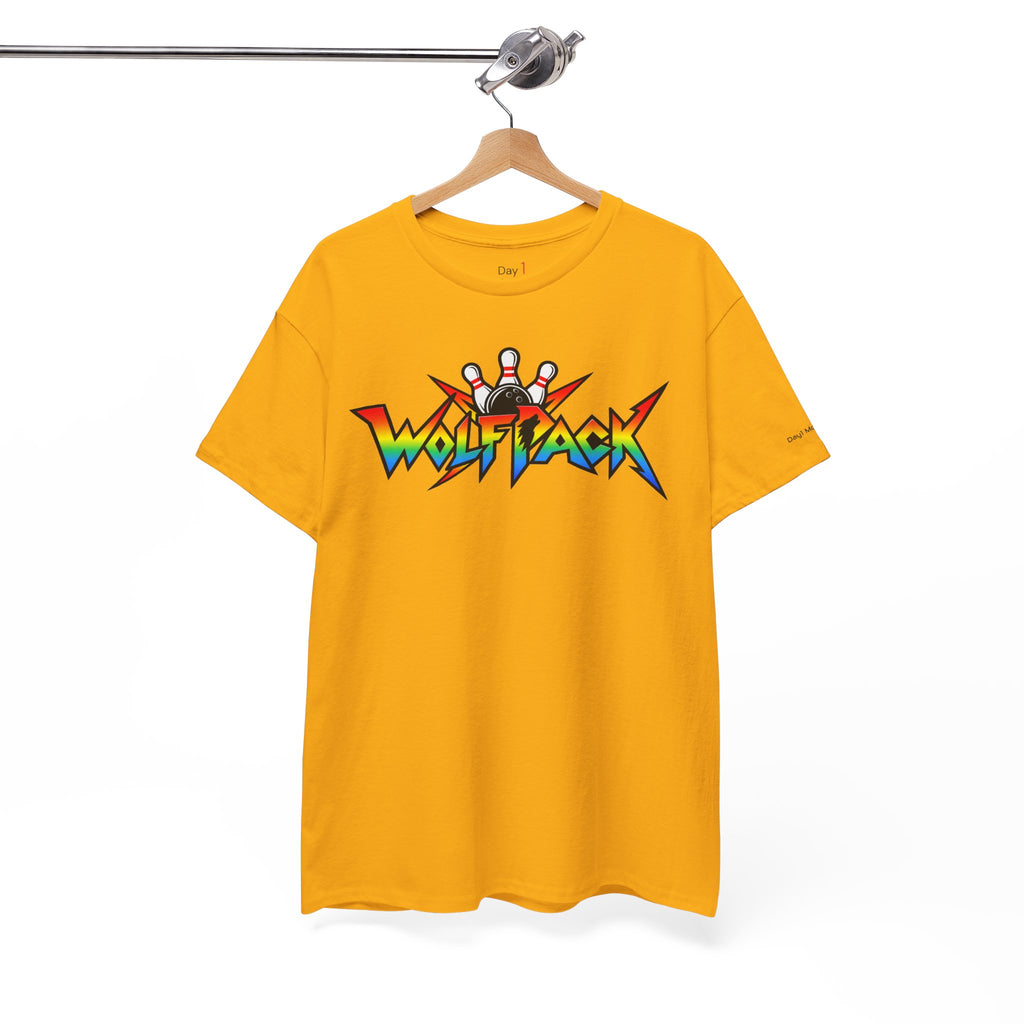 "Wolfpack Force" Bowling Tee — Graphic T-Shirt