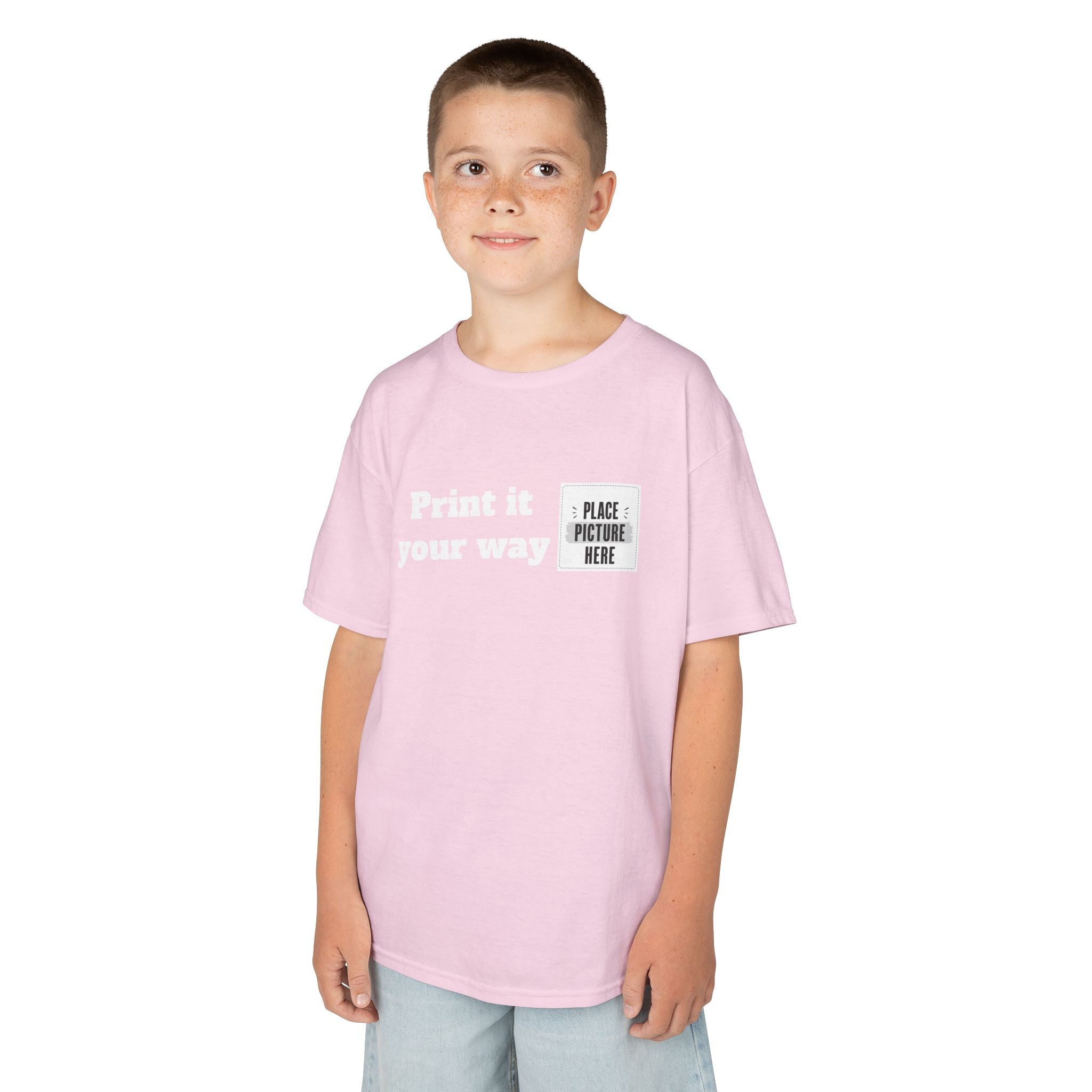 Personalized Tee for Birthdays, Team & School — "Designed by  You" Customizable Kids T-Shirt