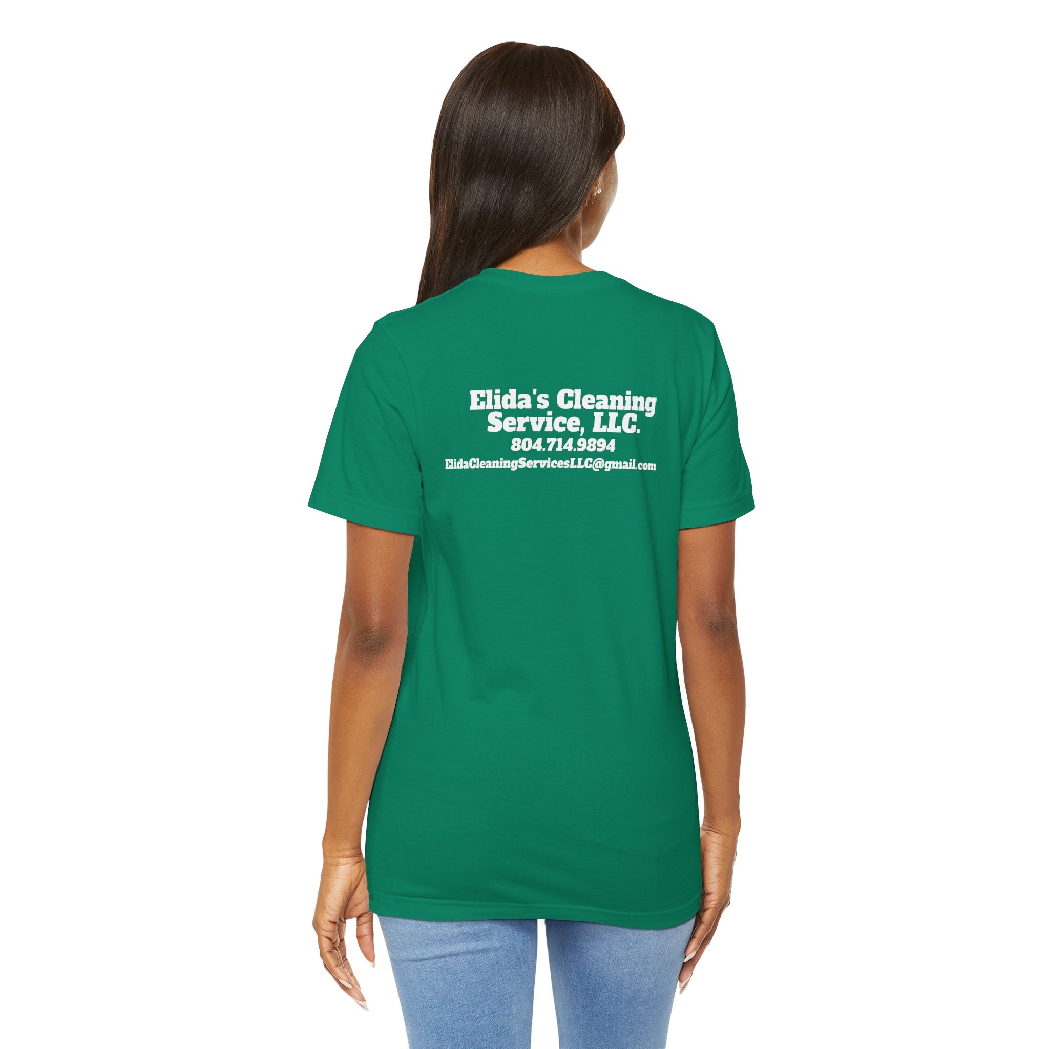Elida's Cleaning Service Logo Tee — Staff Uniform T-Shirt