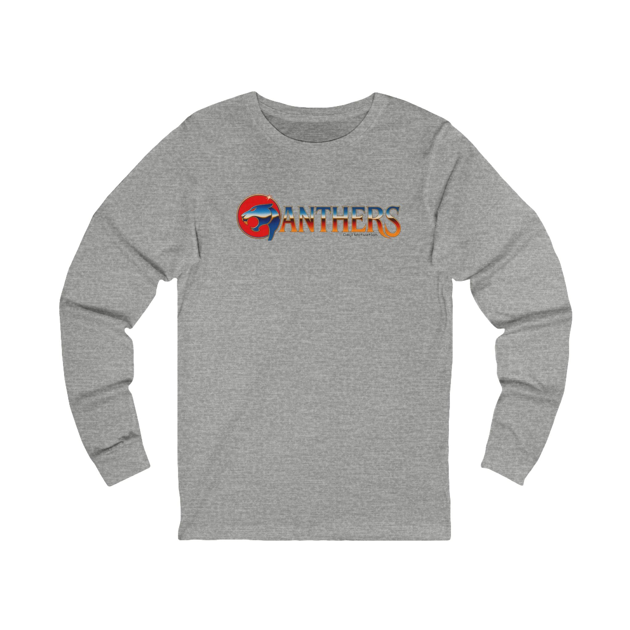 Panther Logo Long Sleeve Tee — Vintage Sport Team Shirt