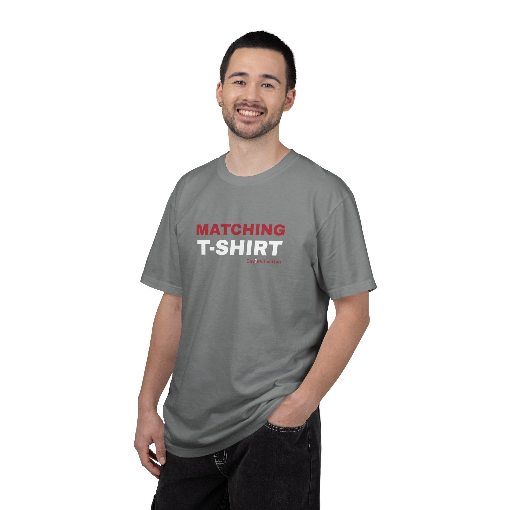 "Matching T-Shirt" | Unisex Graphic Tee with Chicago Red and White Text