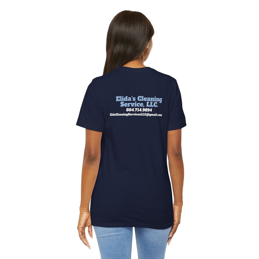 Elida's Cleaning Service Logo Tee — Staff Uniform T-Shirt