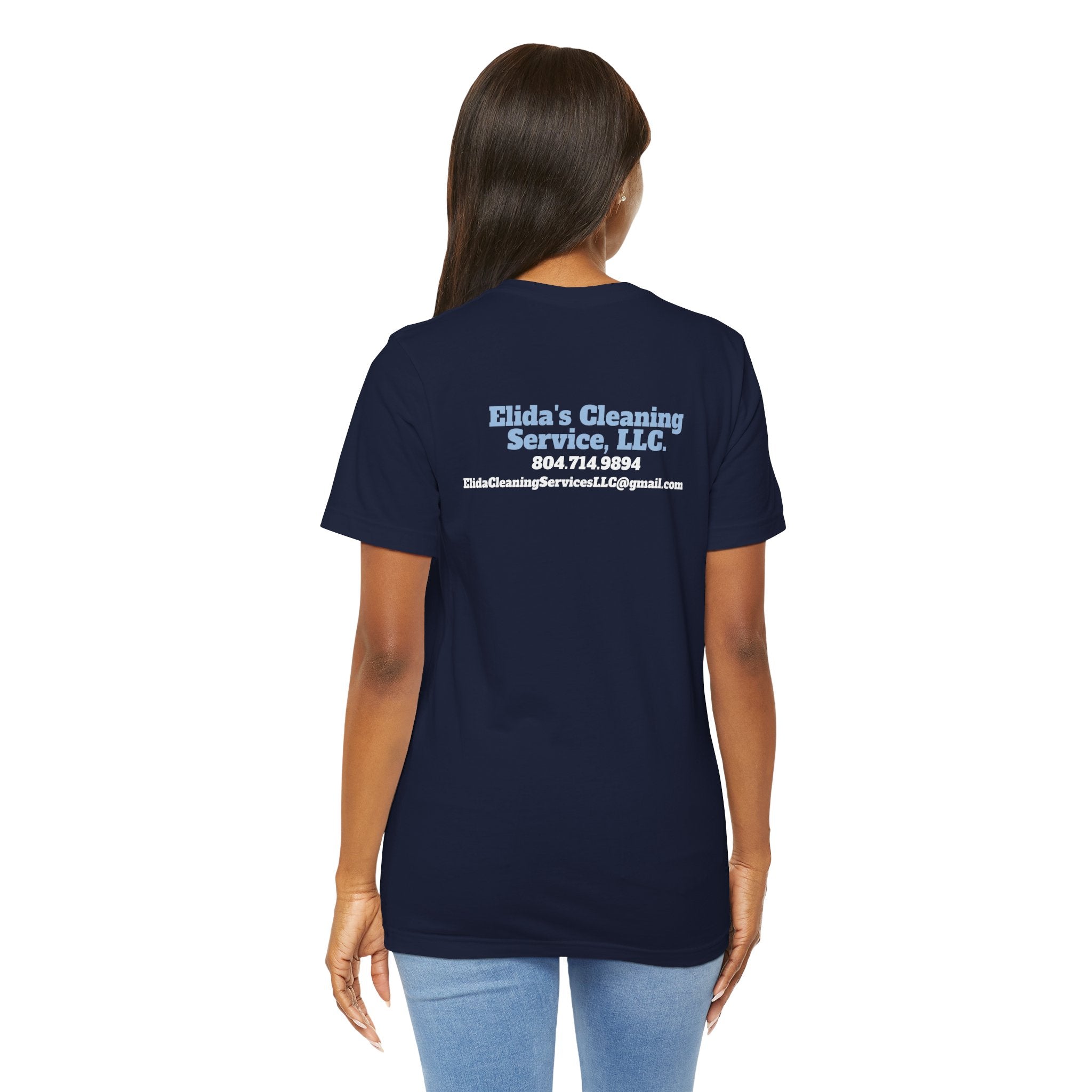 Elida's Cleaning Service Logo Tee — Staff Uniform T-Shirt