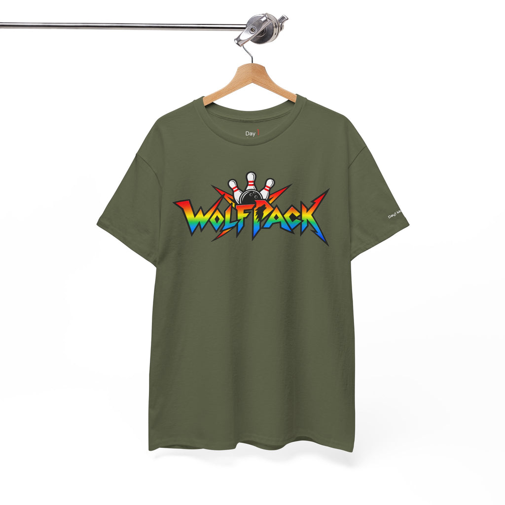 "Wolfpack Force" Bowling Tee — Graphic T-Shirt
