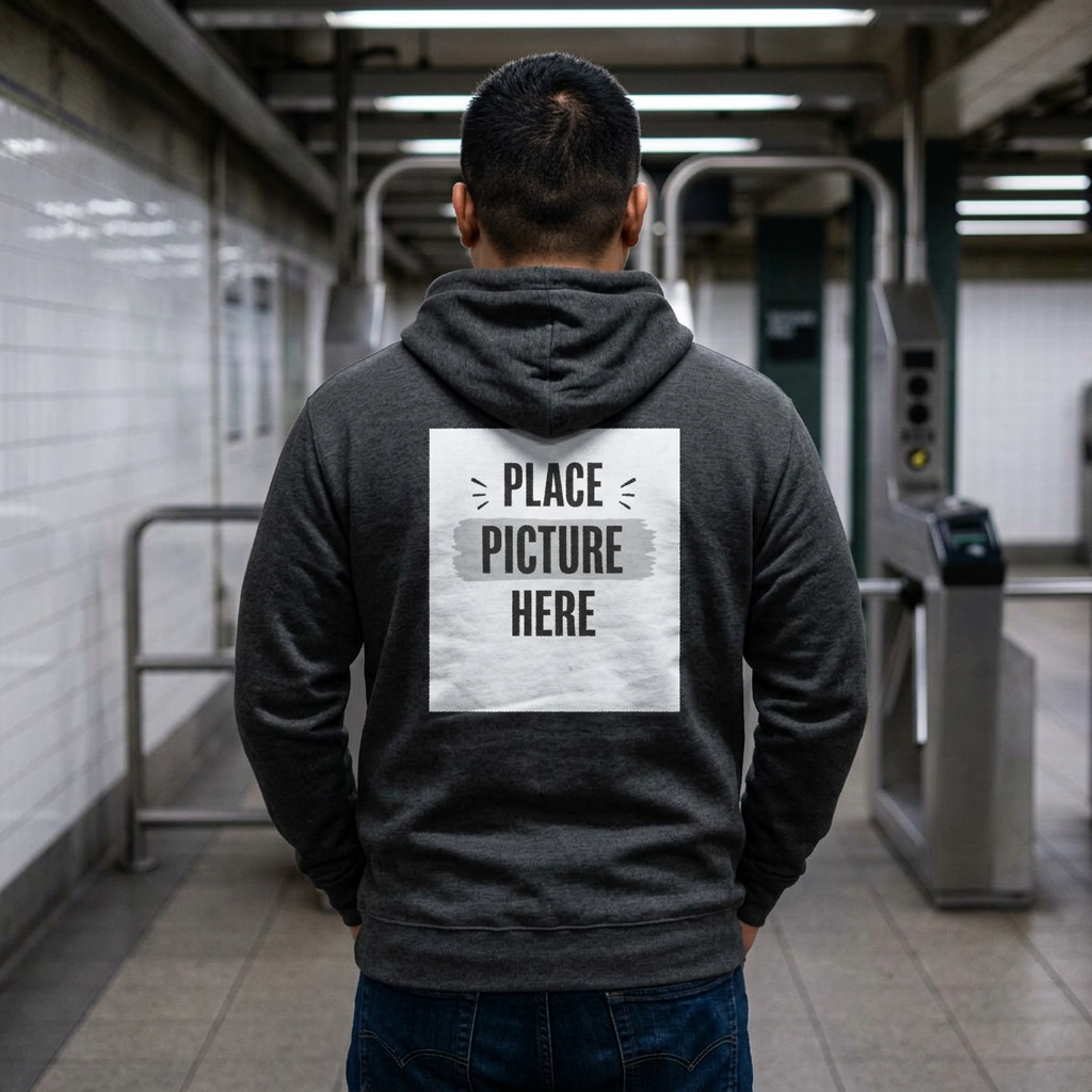 "Designed by You"  — Zip-Up Hoodie Graphic Fleece Zip Hoodie