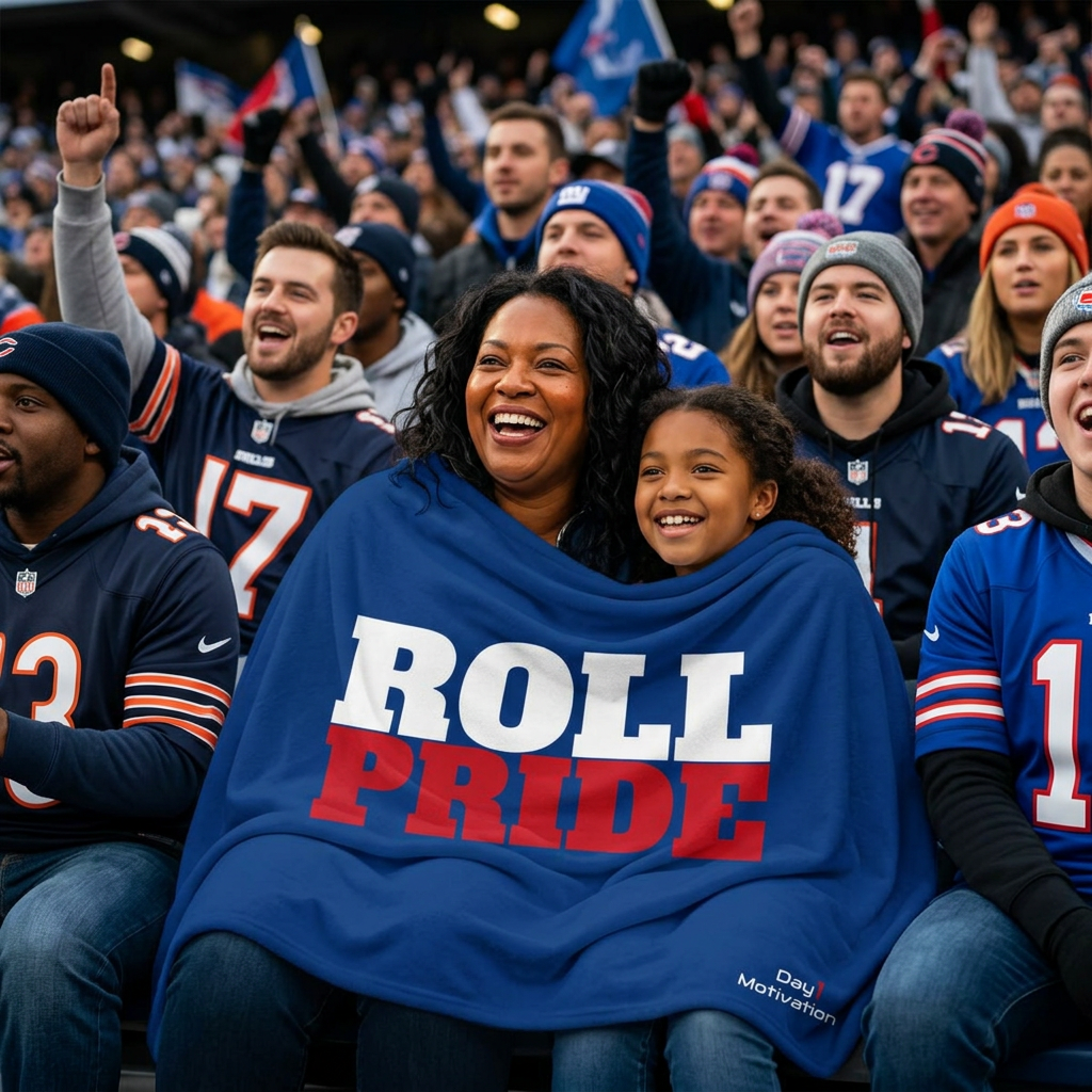 ROLL PRIDE Panther — Cozy College Stadium Throw