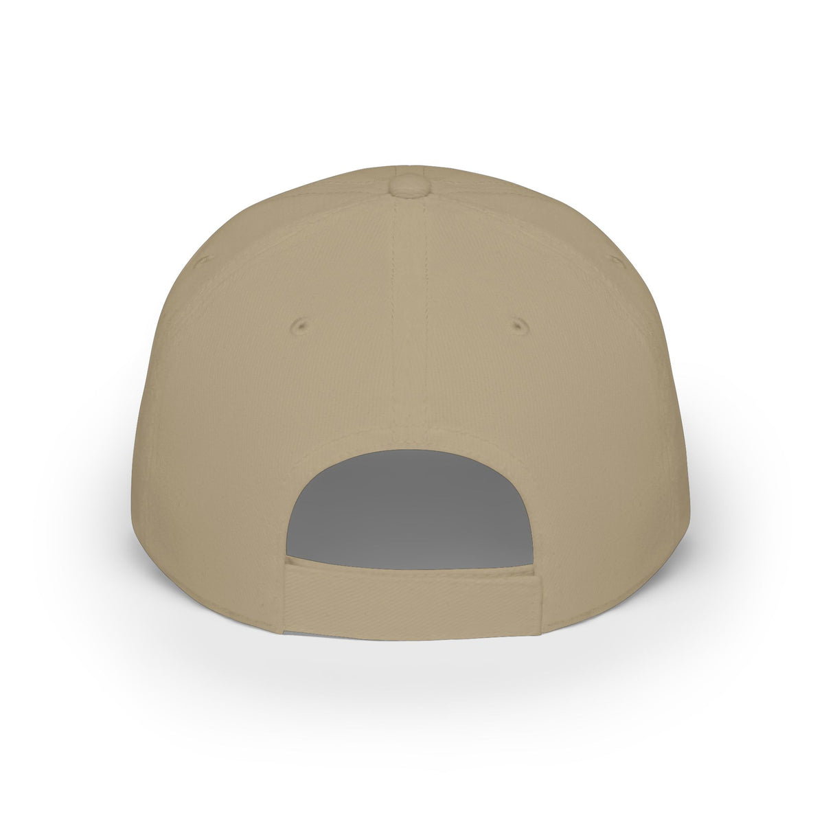 Custom Embroidered Baseball Cap(text)  — "Designed by You" Low-Profile Hat