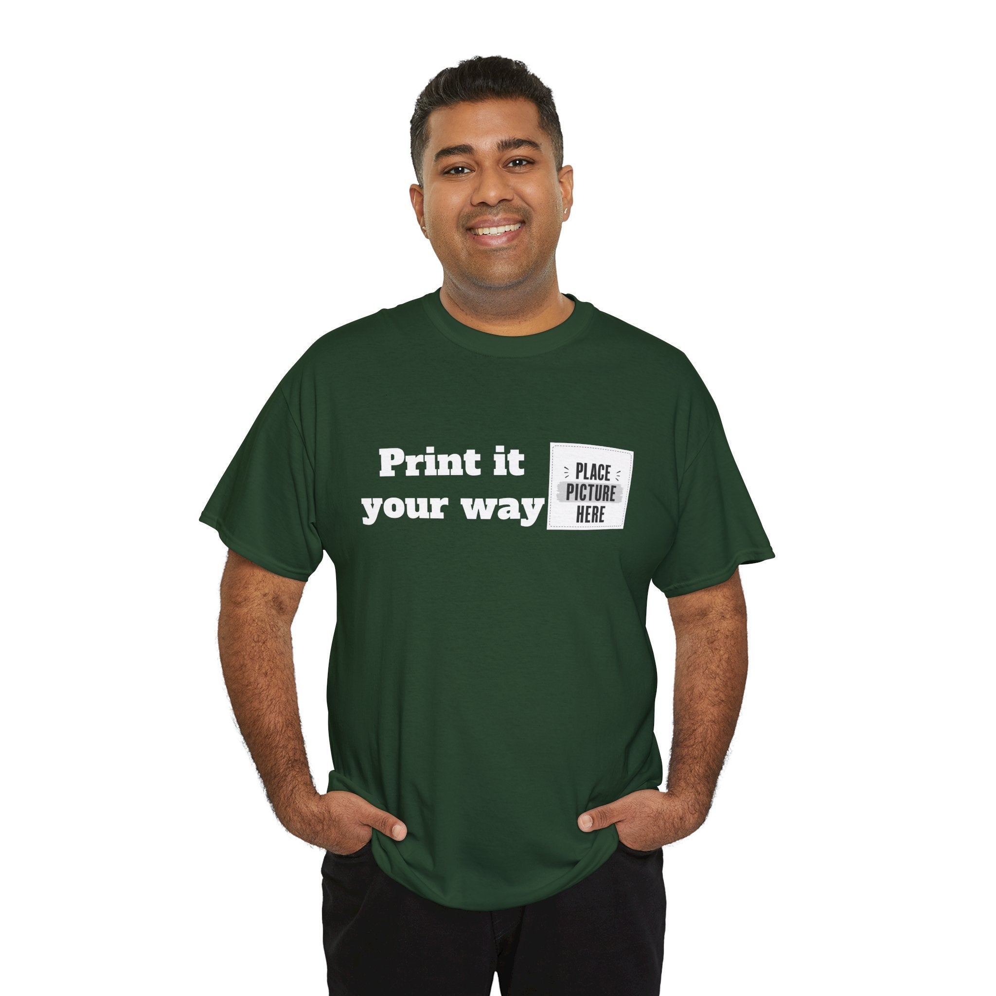 Personalized Graphic Tee for School, Team & Club — "Designed by You" Unisex T-Shirt