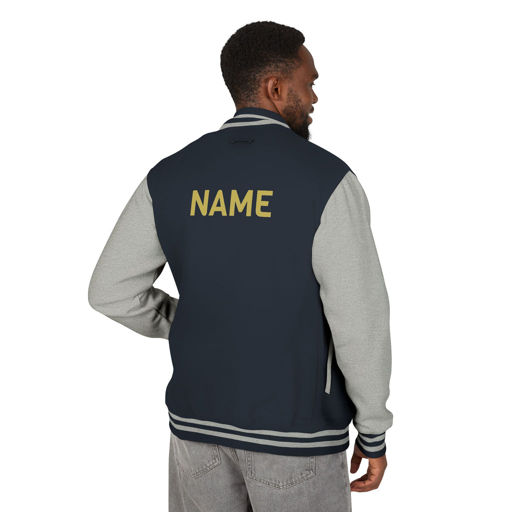 Varina Blue Devils Letterman Jacket — Personalized with name on back