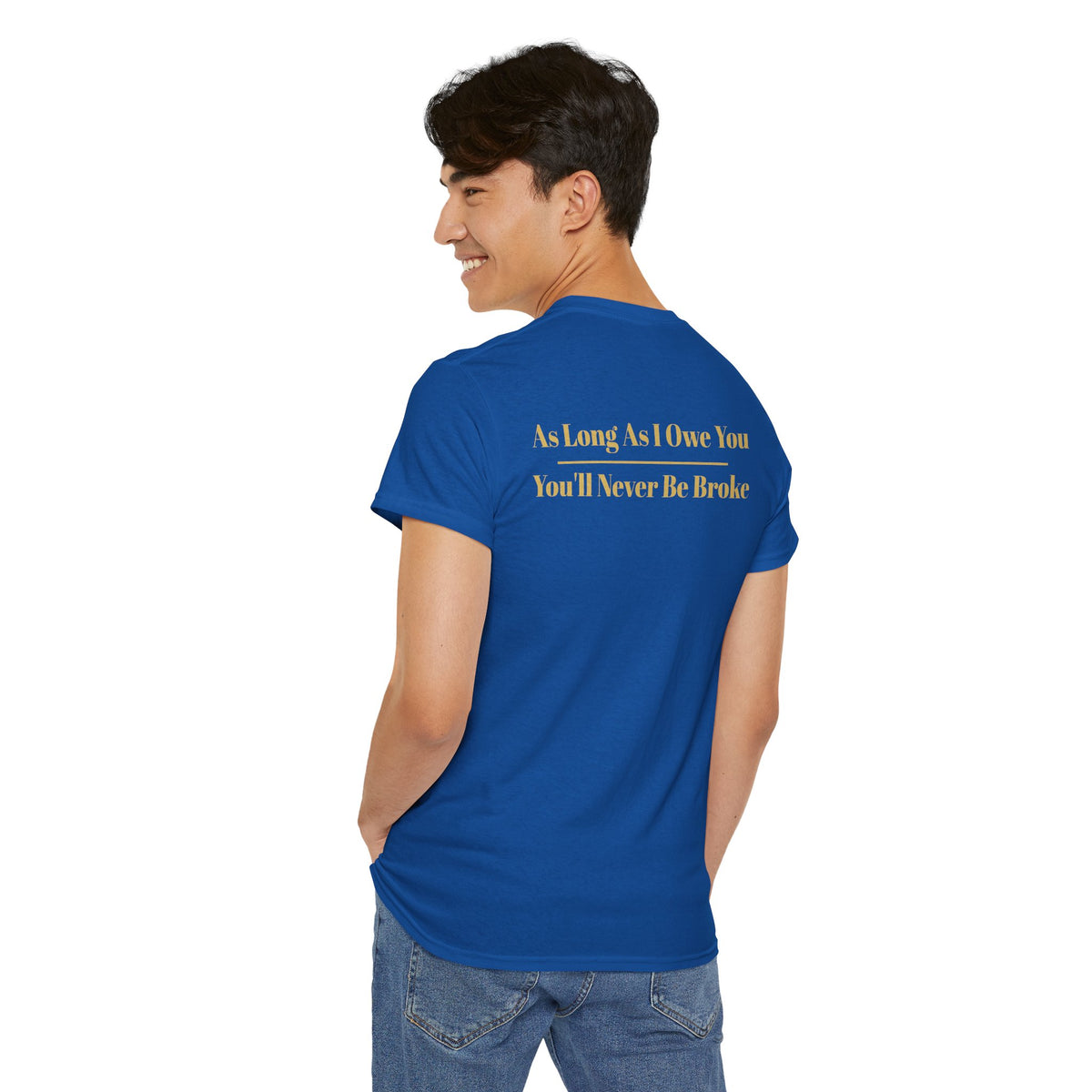 “IOU" Funny Unisex — Graphic Tee