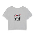 "Day One" Women's Crop Tee