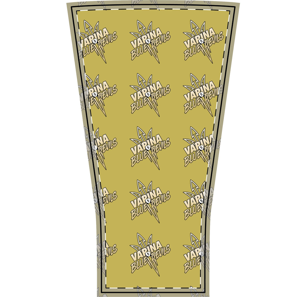 Varina Blue Devils Arm Sleeve — Gold Sports Compression Sleeve
