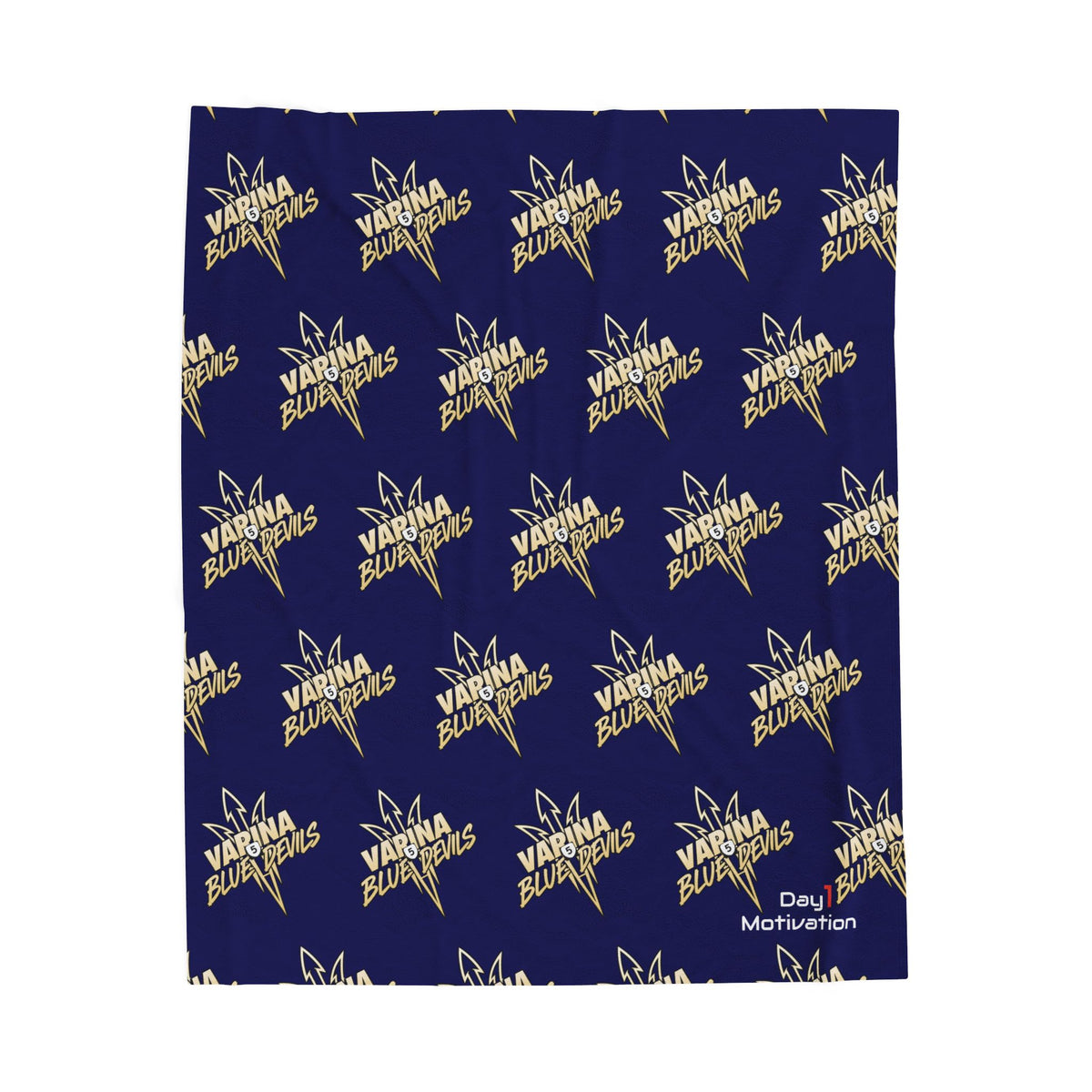 Varina Blue Devils Navy & Gold Velveteen Stadium Blanket