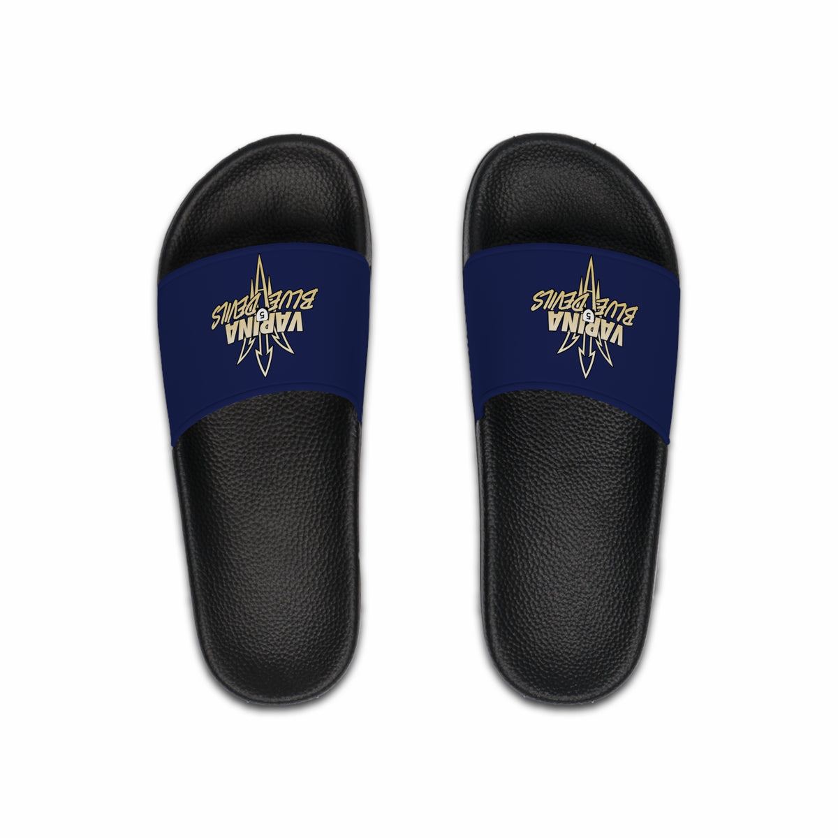 Men's VARINA Route 5 Logo Slides - Navy