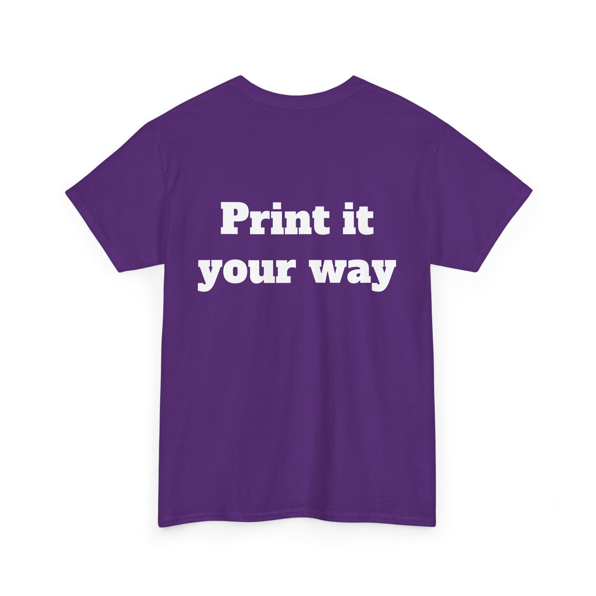 Personalized Graphic Tee for School, Team & Club — "Designed by You" Unisex T-Shirt
