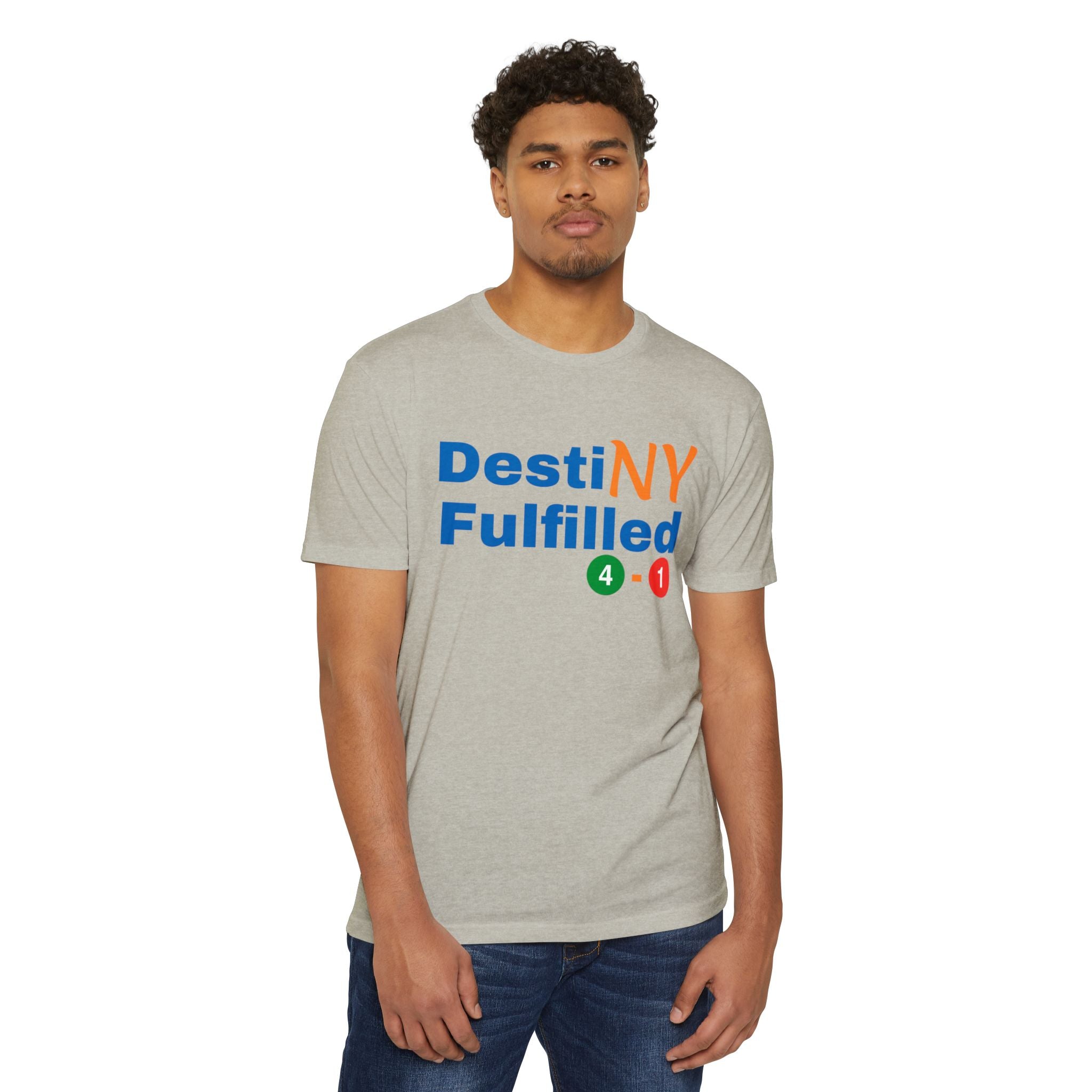 "DestiNY Fulfilled" Unisex Tee — 53 Years in the Making (New York Championship)