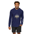 Varina Blue Devels Route 5 Footbal Warmup Hoodie (AOP) - Navy