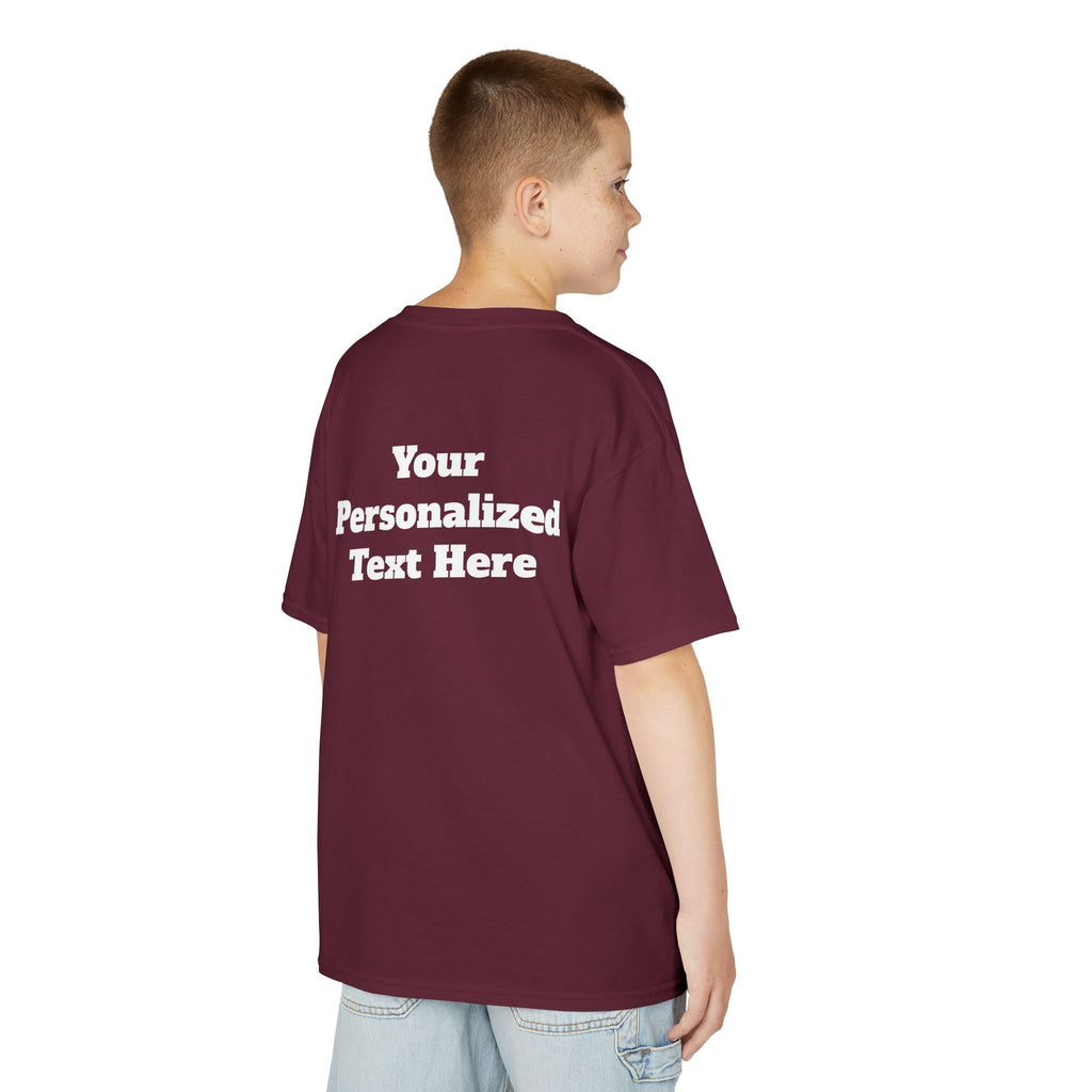 Personalized Tee for Birthdays, Team & School — "Designed by  You" Customizable Kids T-Shirt