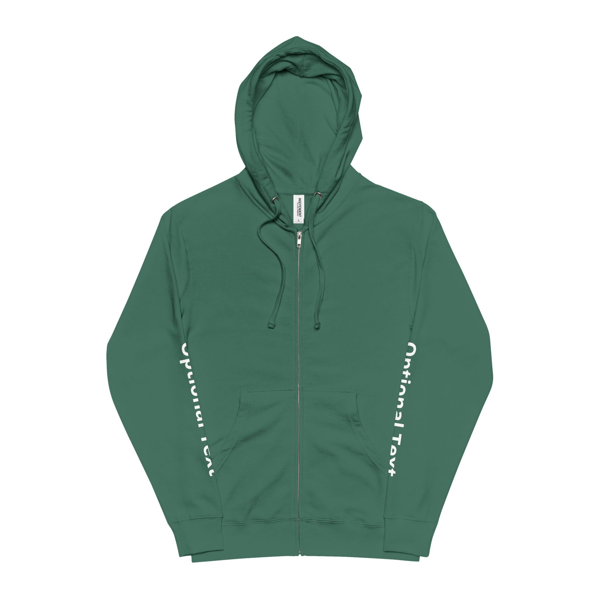 "Designed by You"  — Zip-Up Hoodie Graphic Fleece Zip Hoodie