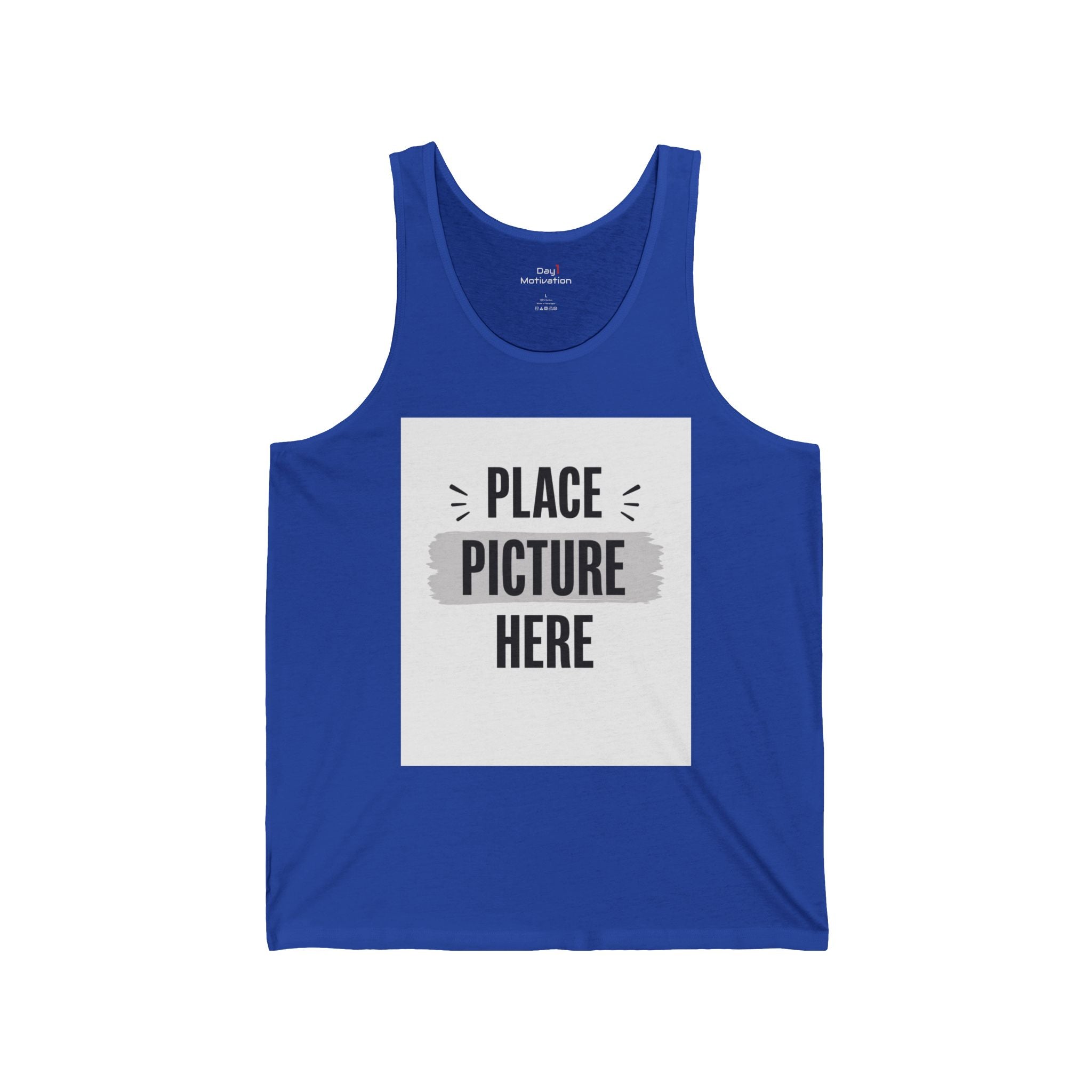 Custom Minimal Workout & Daily Grind Tee (image) — "Designed by You" Tank Top