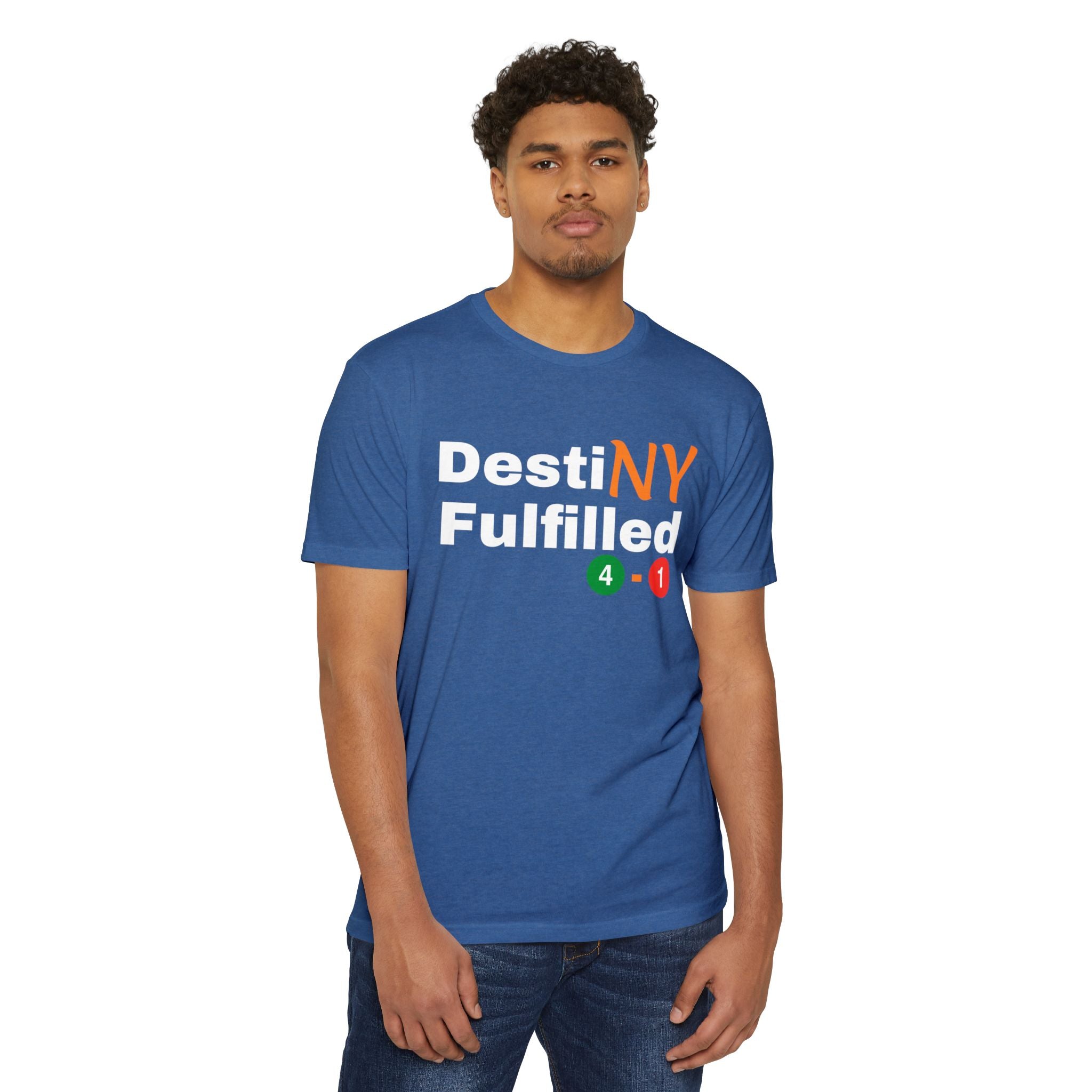 "DestiNY Fulfilled" Unisex Tee — 53 Years in the Making (New York Championship)