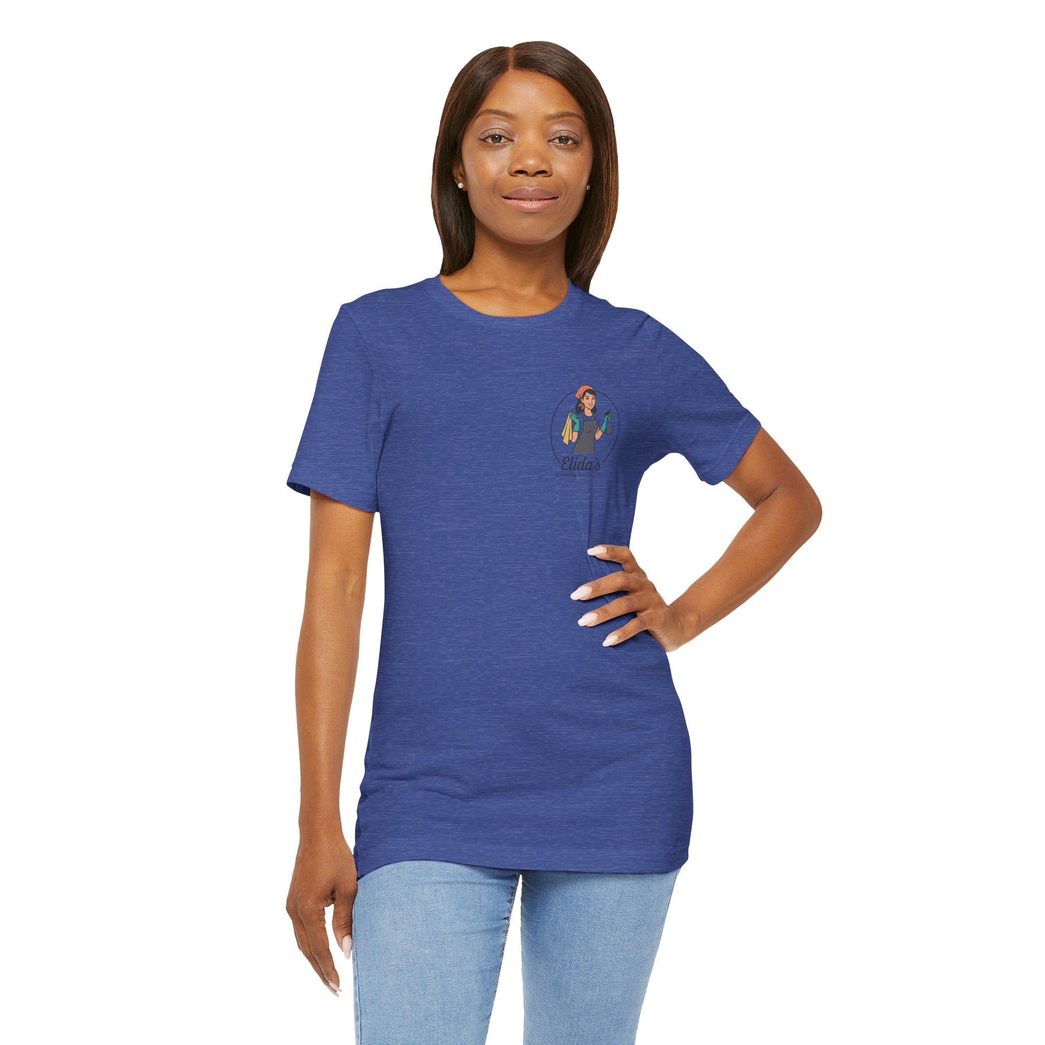 Elida's Cleaning Service Logo Tee — Staff Uniform T-Shirt