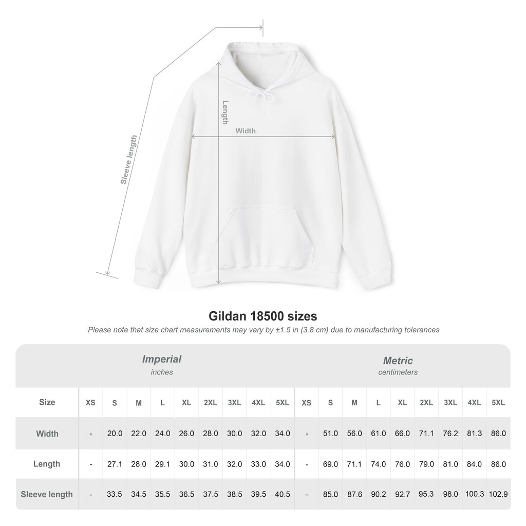 "Designed by You" —  Adult Unisex Hoodie Front & "Place Picture Here" Back