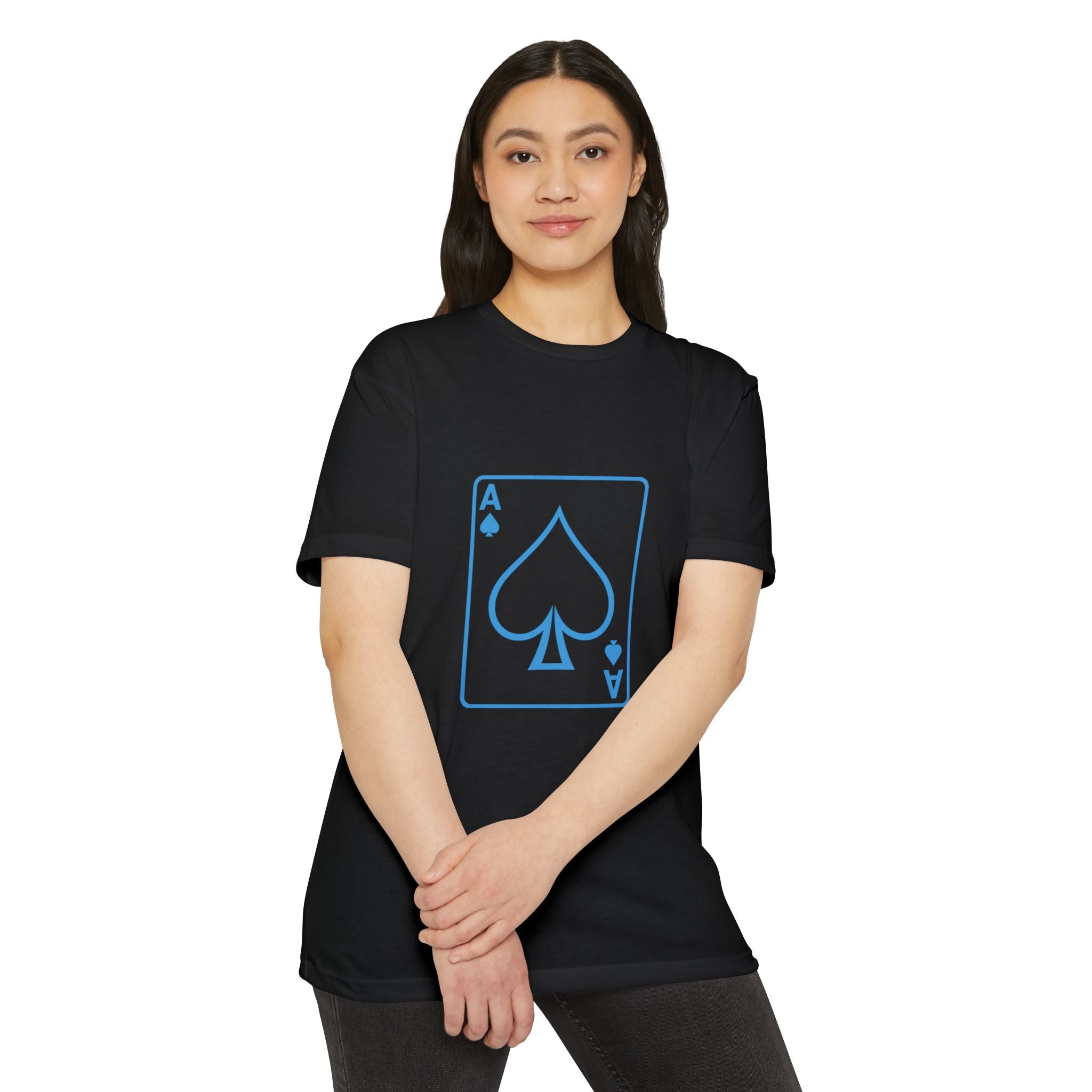 Ace of Js  — Black/Gamma Blue T-Shirt