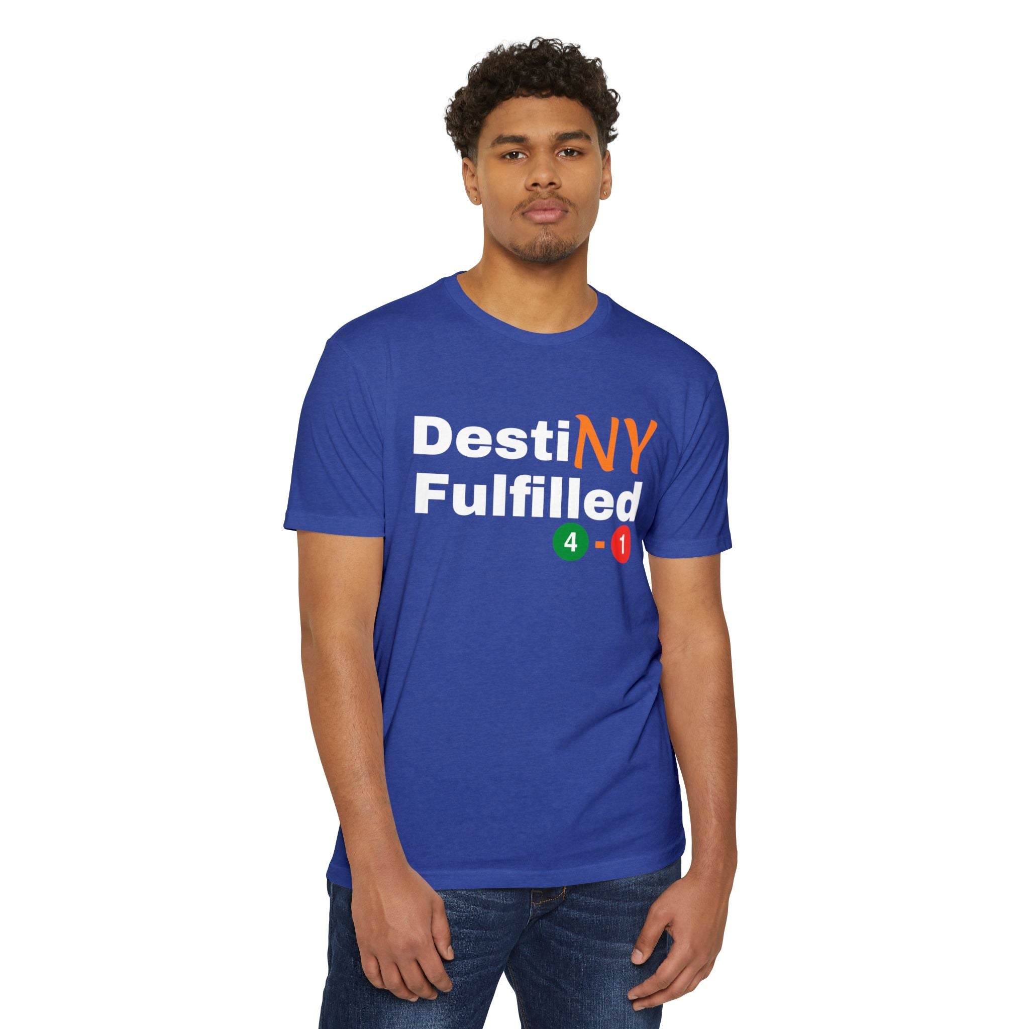"DestiNY Fulfilled" Unisex Tee — 53 Years in the Making (New York Championship)