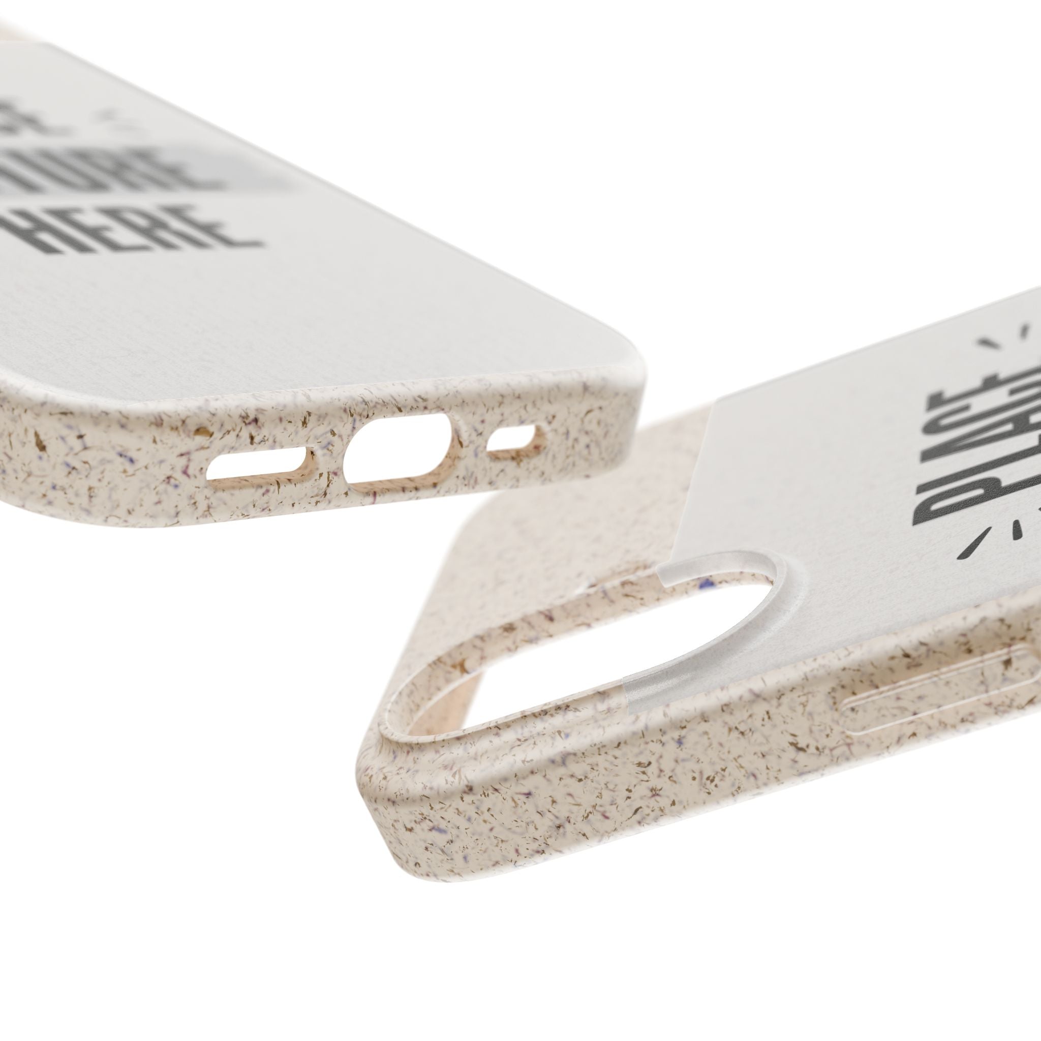 Biodegradable Phone Case — Eco-Friendly Customizable "Place Picture Here" Design