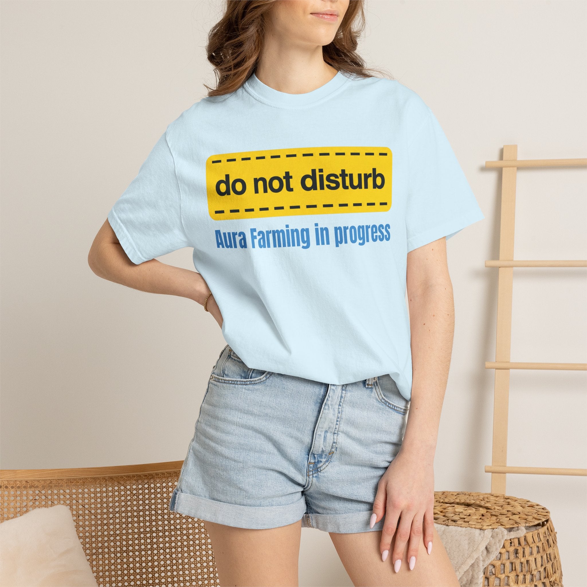 Do Not Disturb T-Shirt  "Aura Farming in Progress" —Funny Spiritual Tee