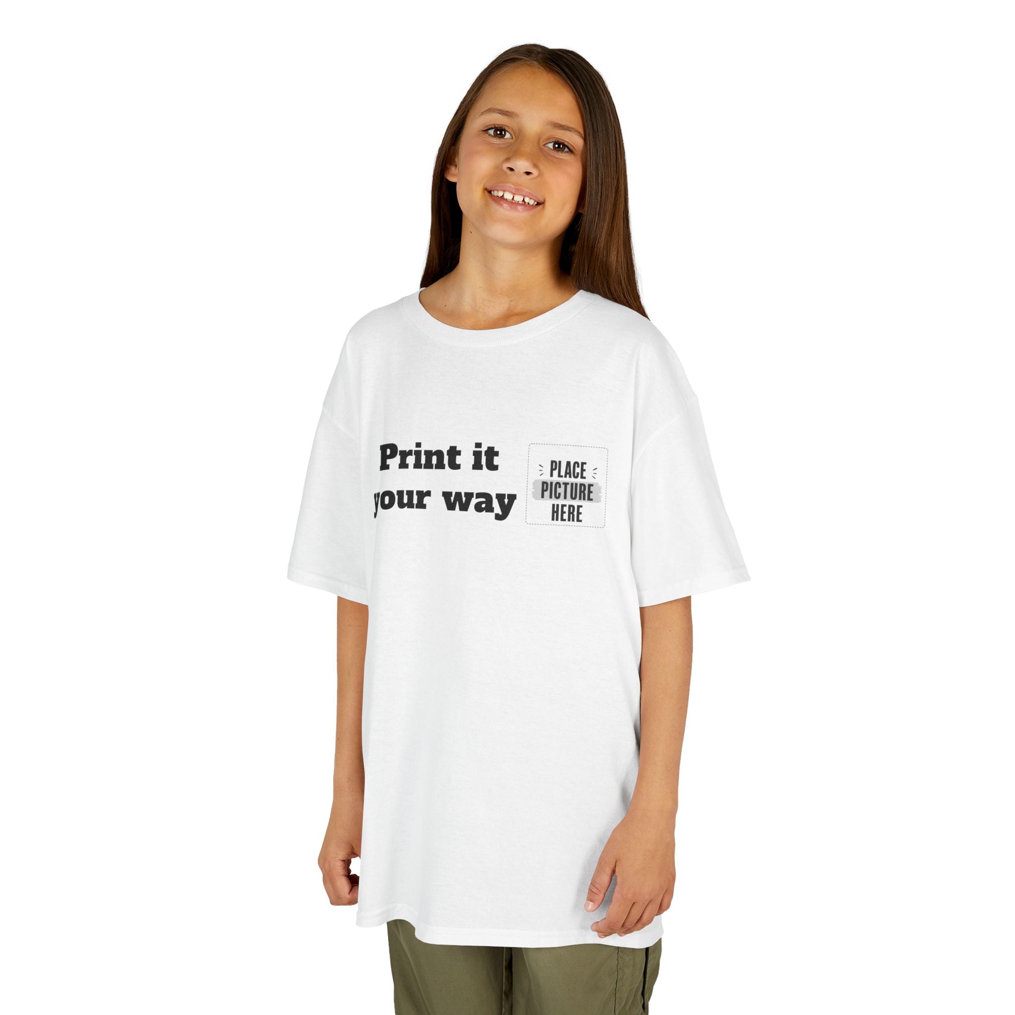 Personalized Tee for Birthdays, Team & School — "Designed by  You" Customizable Kids T-Shirt