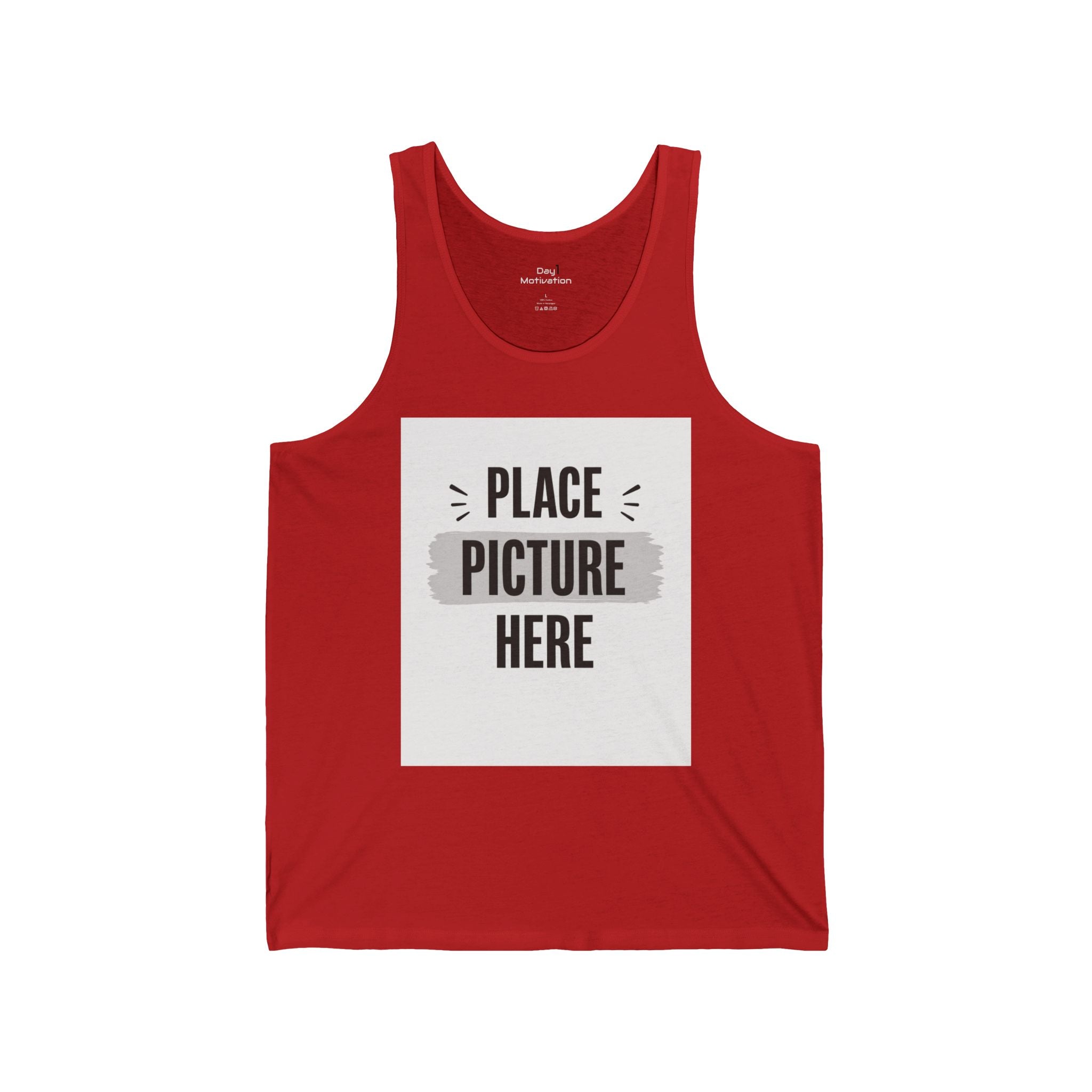 Custom Minimal Workout & Daily Grind Tee (image) — "Designed by You" Tank Top