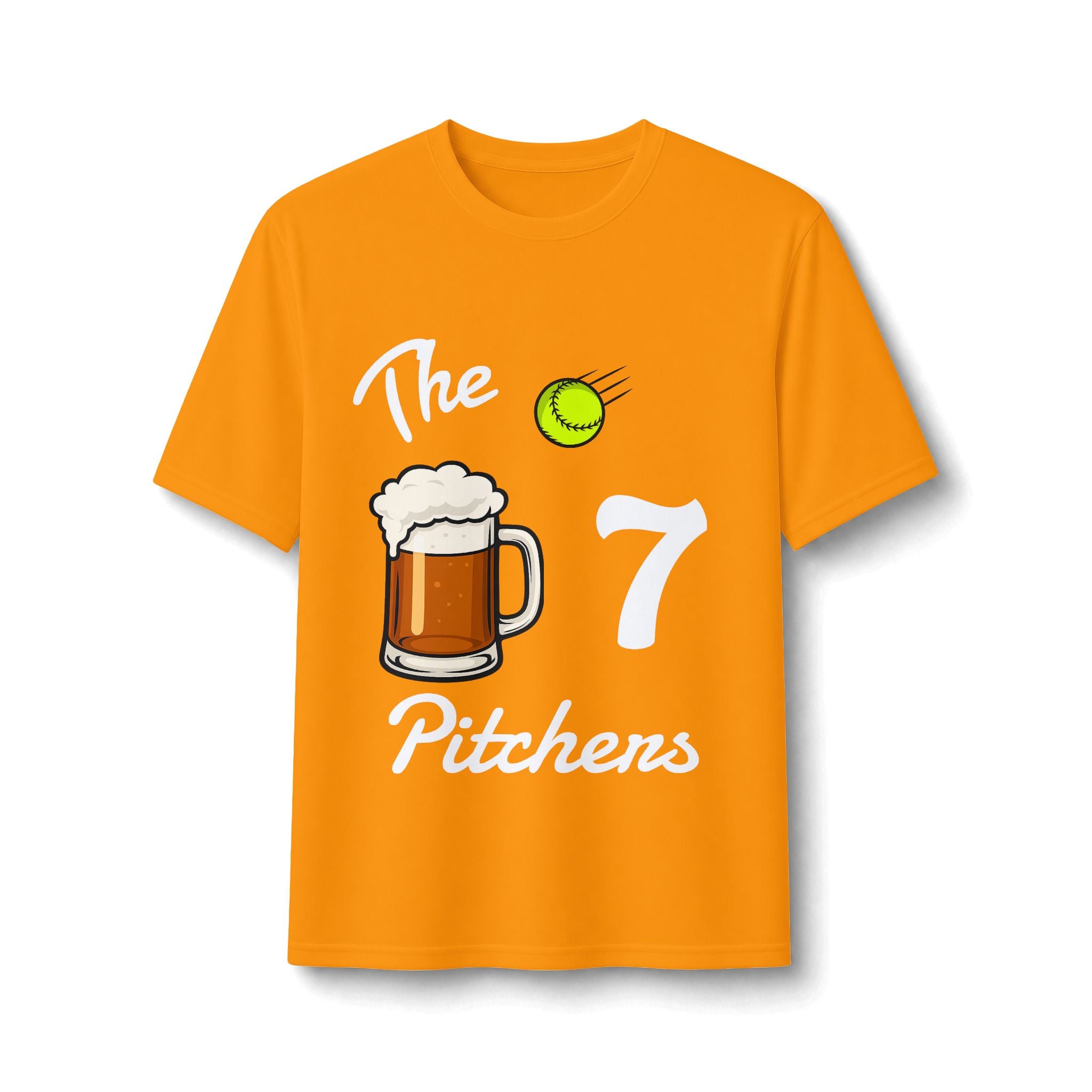 "The Pitchers" Personalized Jersey Shirt — Beer & Baseball Performance Tee