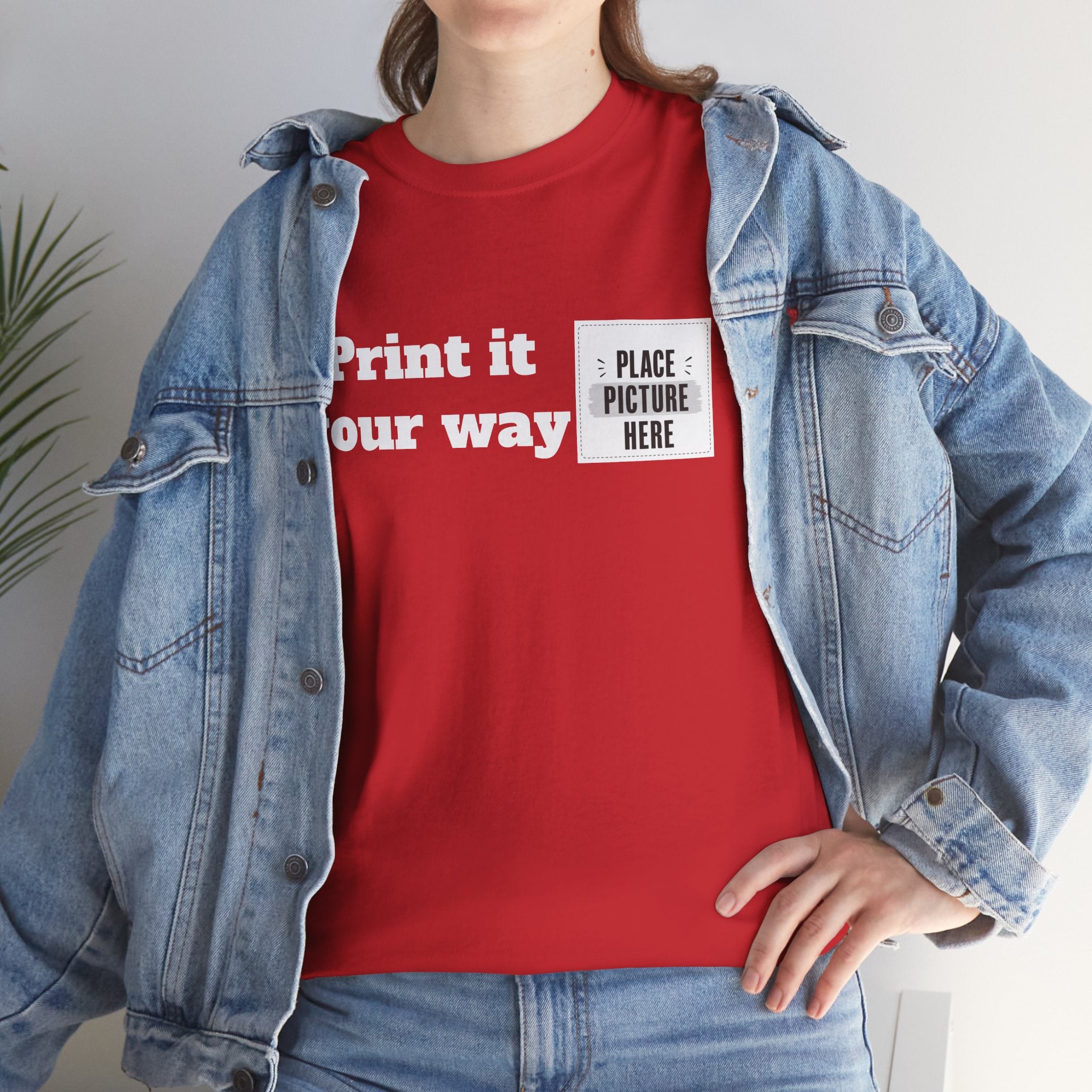Personalized Graphic Tee for School, Team & Club — "Designed by You" Unisex T-Shirt