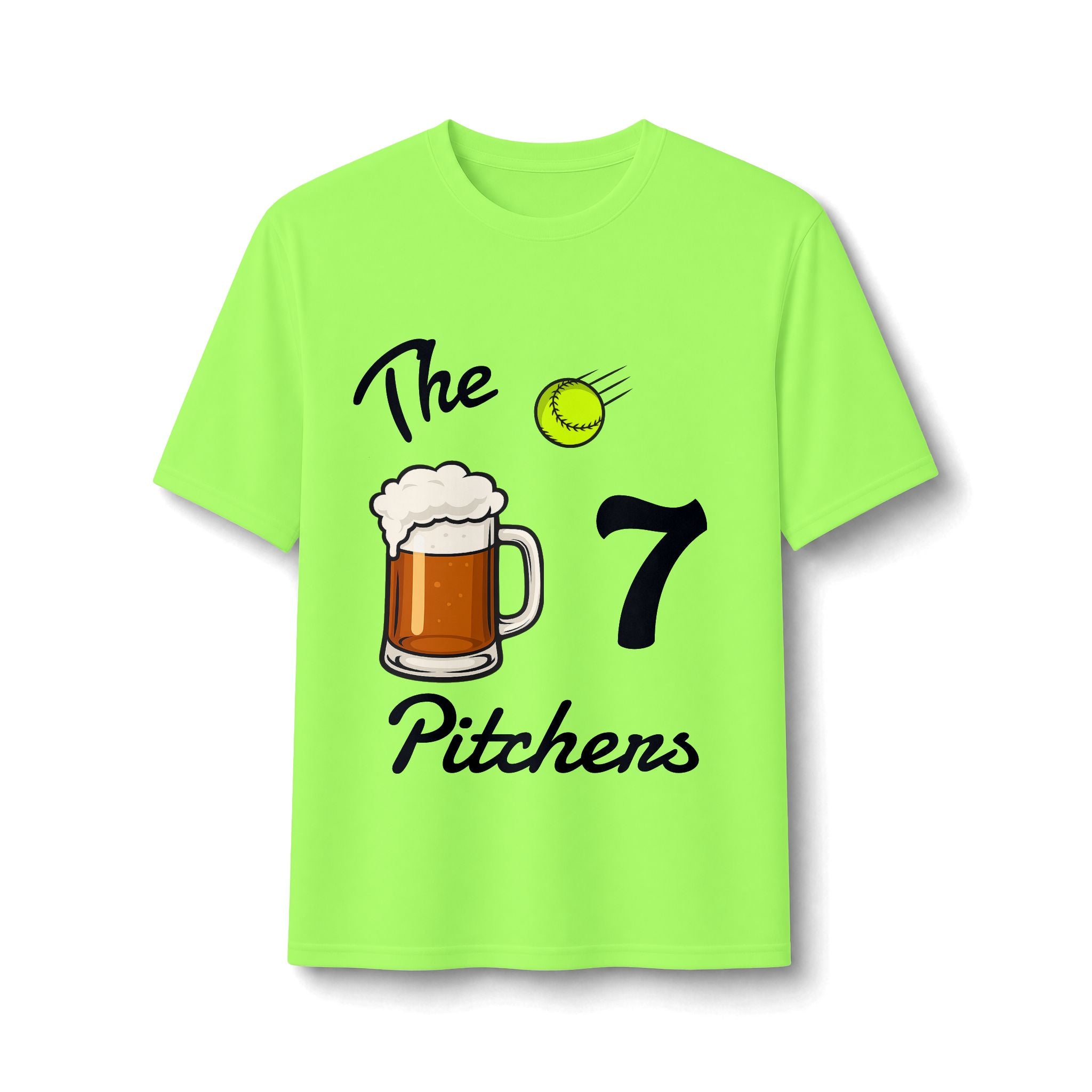 "The Pitchers" Personalized Jersey Shirt — Beer & Baseball Performance Tee