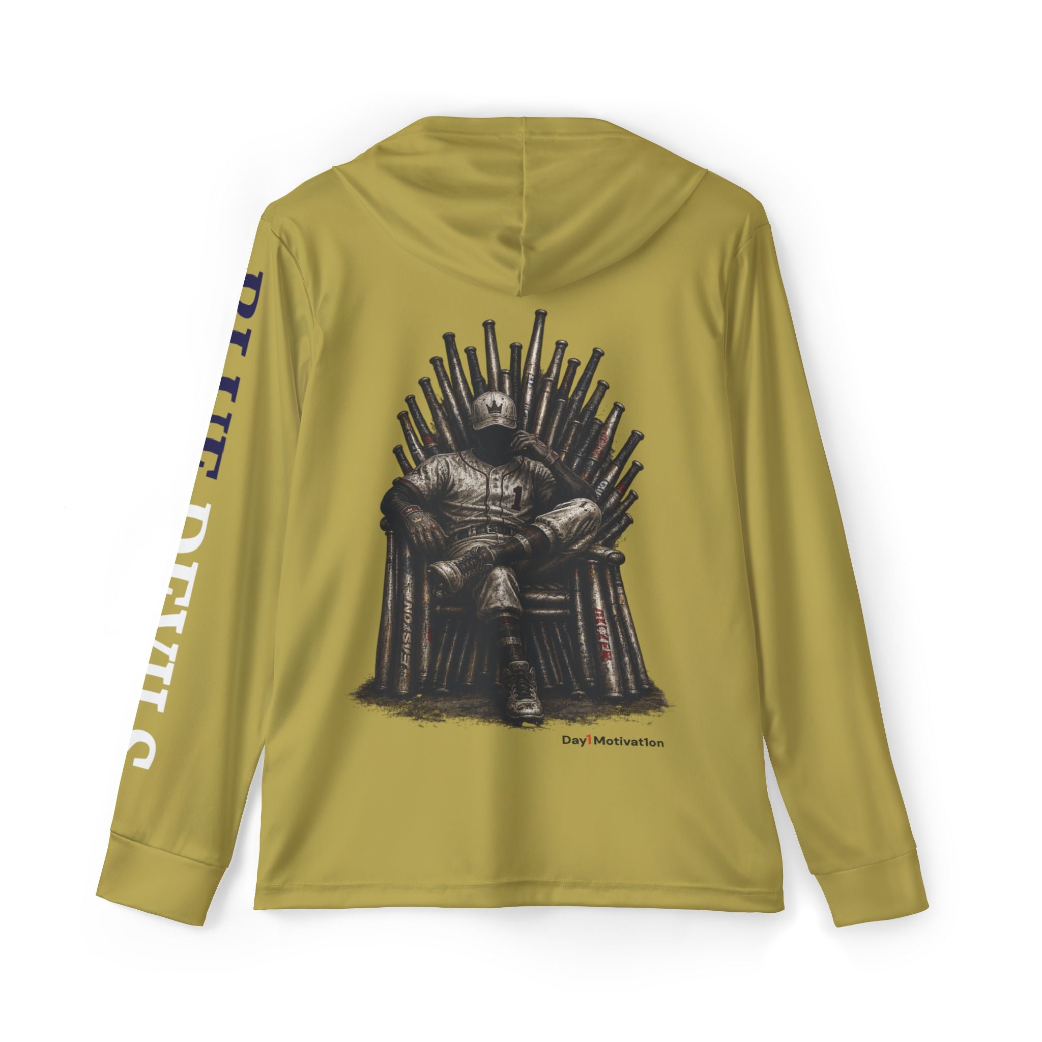 Varina Route 5 Baseball Warmup Hoodie (AOP) - Vegas Gold