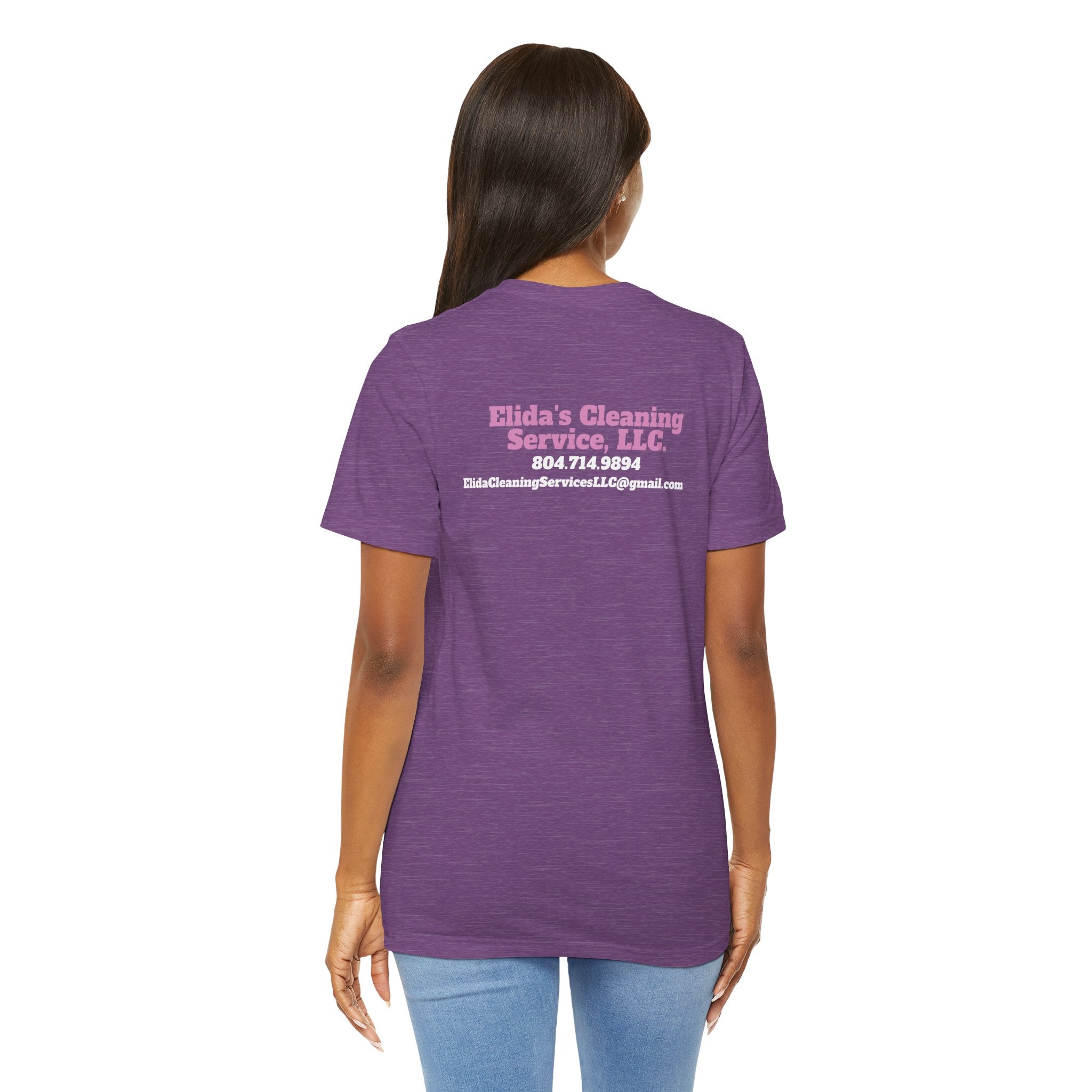 Elida's Cleaning Service Logo Tee — Staff Uniform T-Shirt