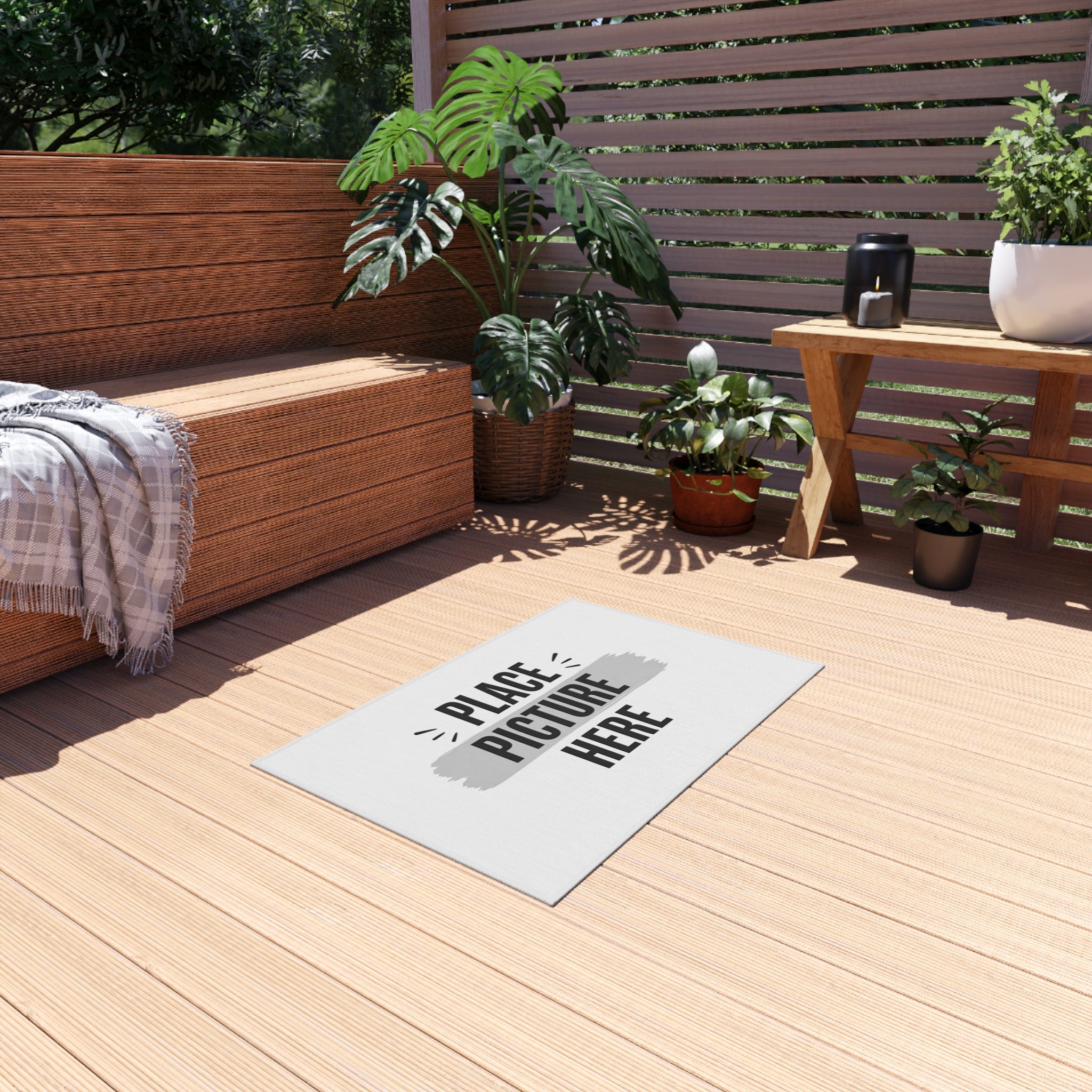 Custom Picture Print Doormat for Patio, Porch & Garden