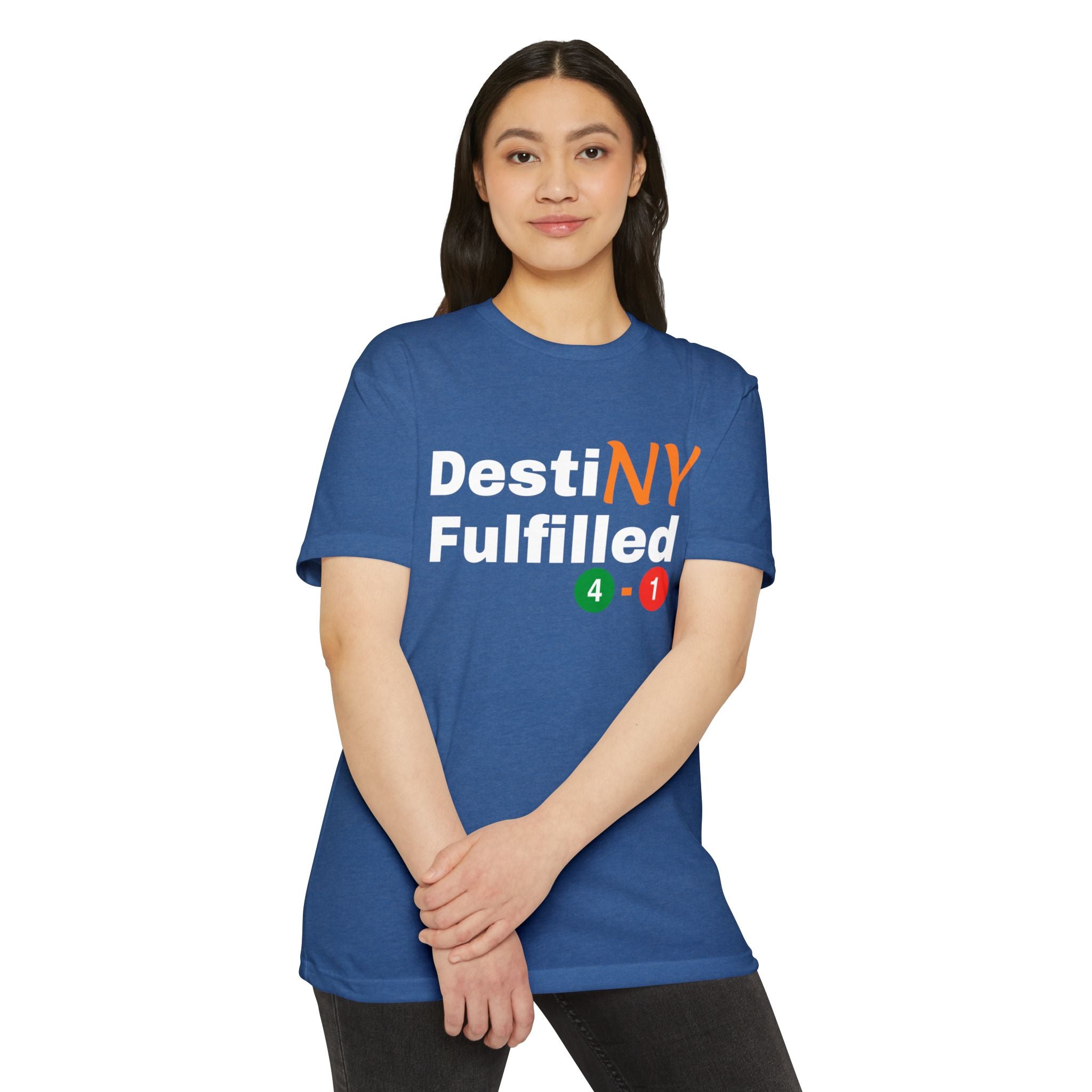 "DestiNY Fulfilled" Unisex Tee — 53 Years in the Making (New York Championship)
