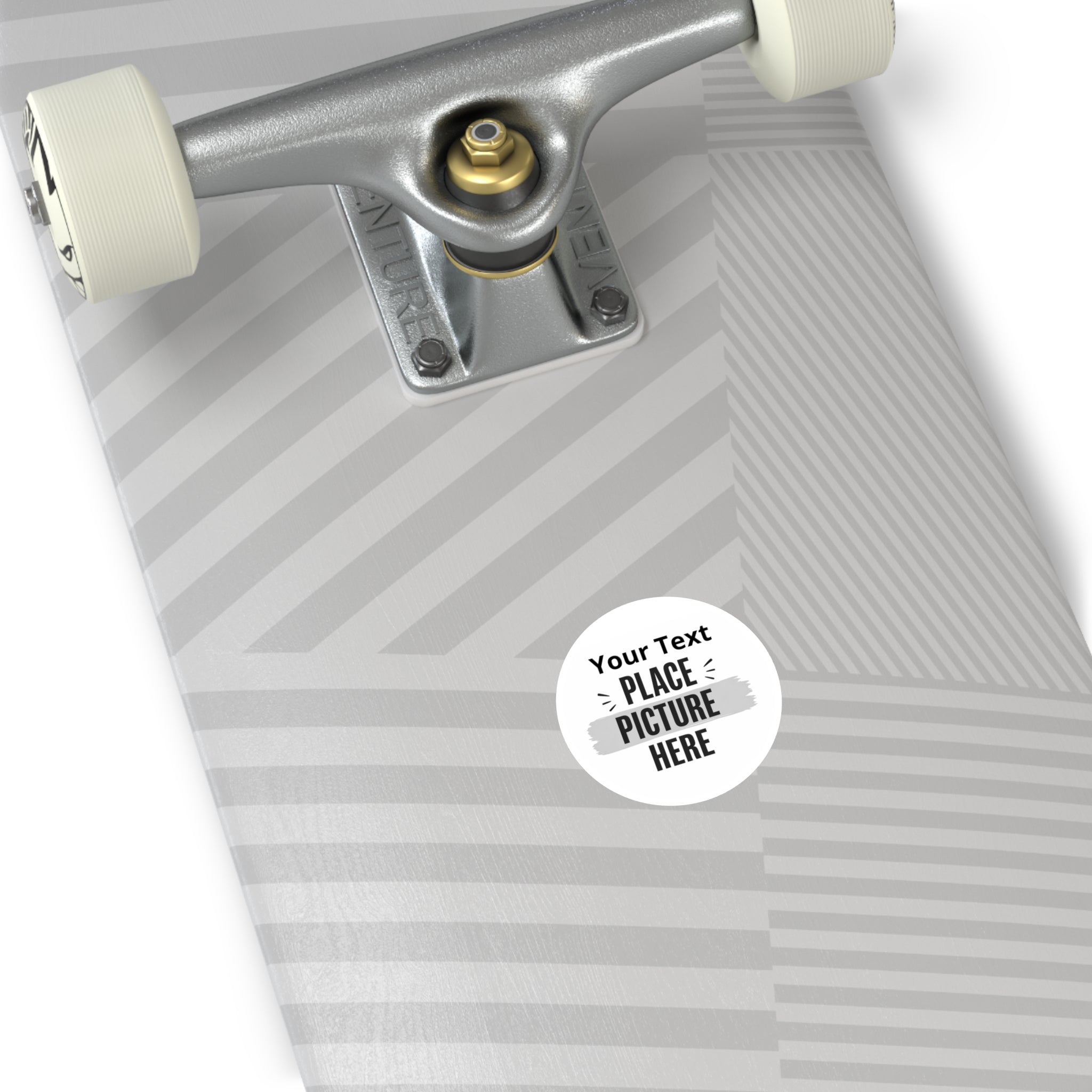 Custom Round Sticker(singles) — Logo Decal for Laptops, Menus & Packaging