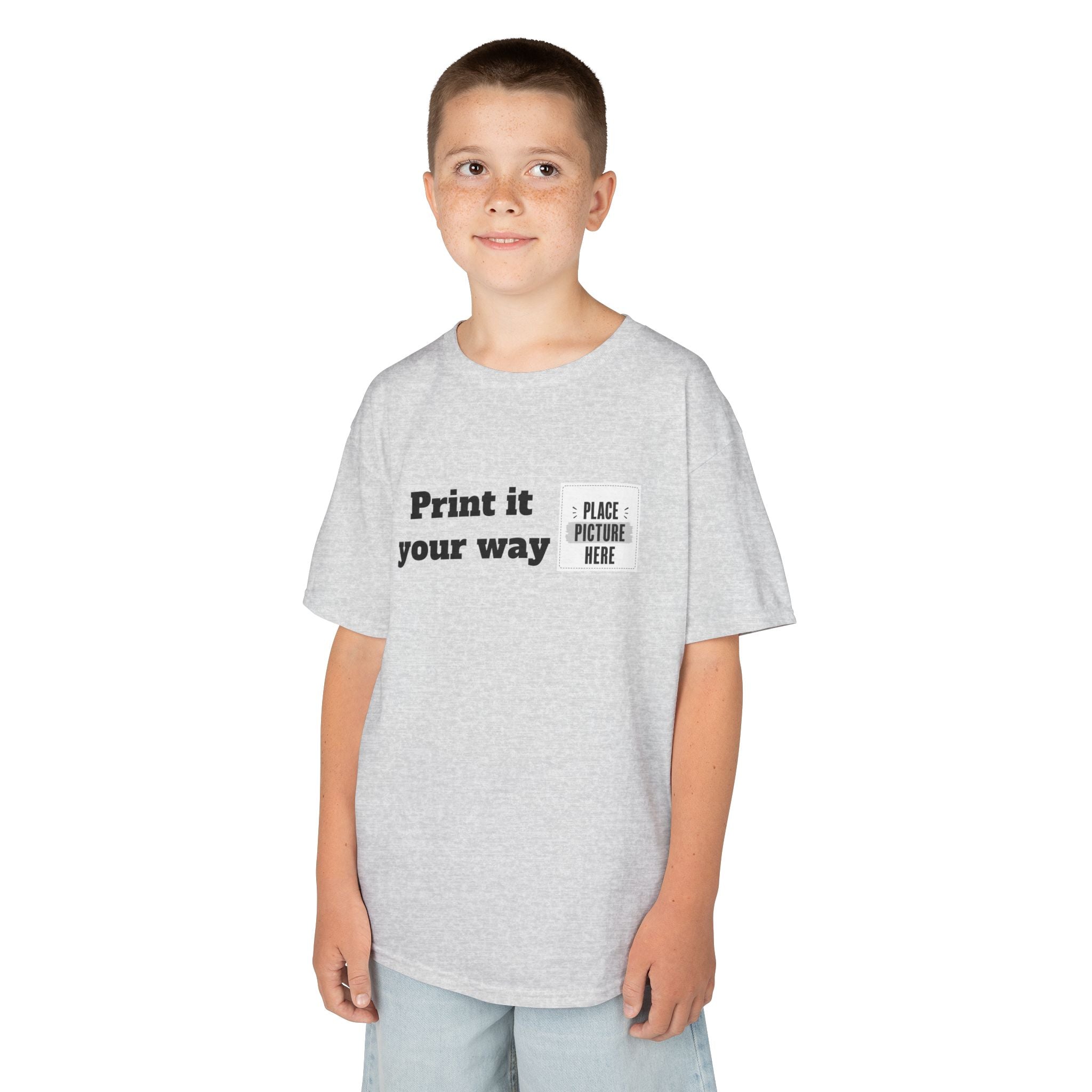 Personalized Tee for Birthdays, Team & School — "Designed by  You" Customizable Kids T-Shirt