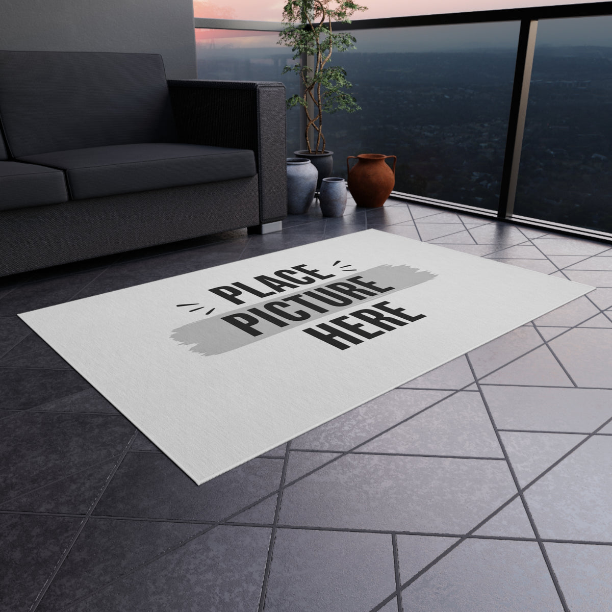 Custom Picture Print Doormat for Patio, Porch & Garden