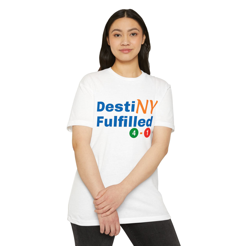 "DestiNY Fulfilled" Unisex Tee — 53 Years in the Making (New York Championship)