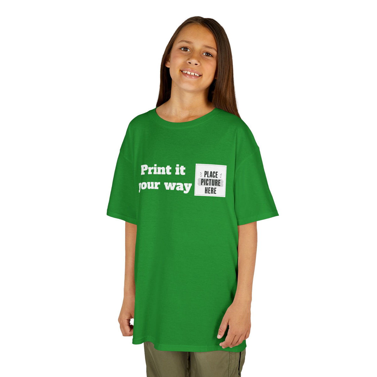 Personalized Tee for Birthdays, Team & School — "Designed by  You" Customizable Kids T-Shirt