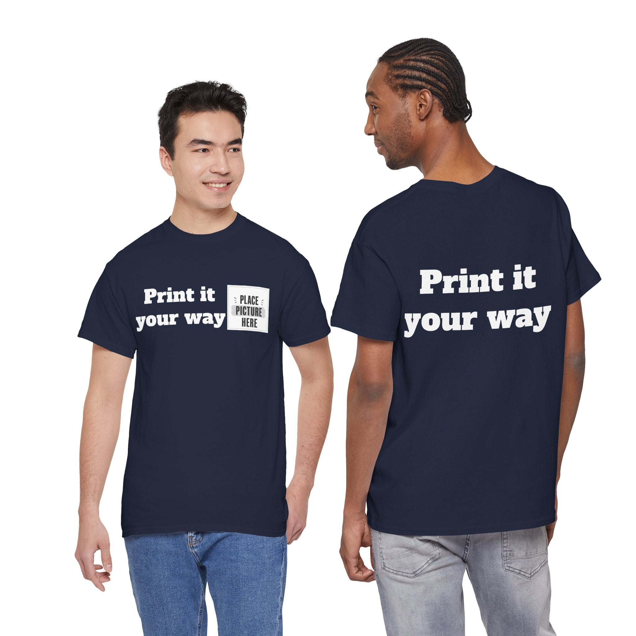 Personalized Graphic Tee for School, Team & Club — "Designed by You" Unisex T-Shirt