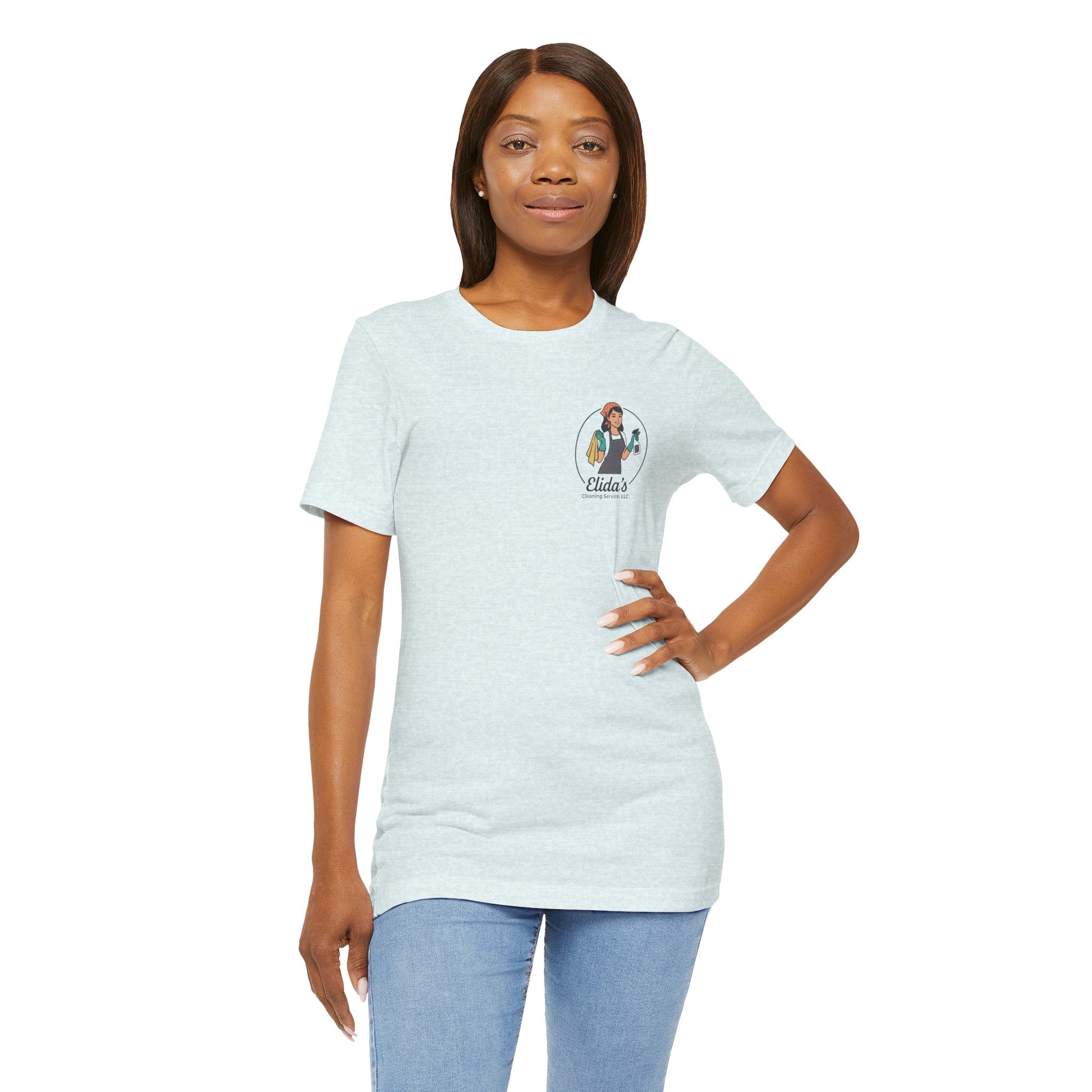 Elida's Cleaning Service Logo Tee — Staff Uniform T-Shirt