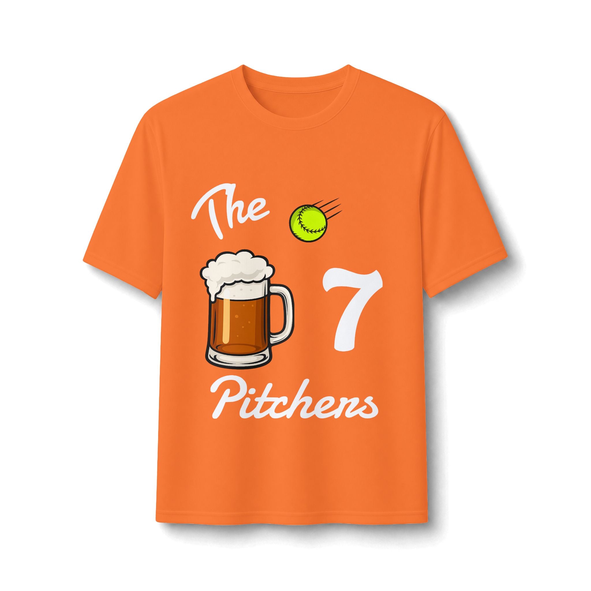 "The Pitchers" Personalized Jersey Shirt — Beer & Baseball Performance Tee
